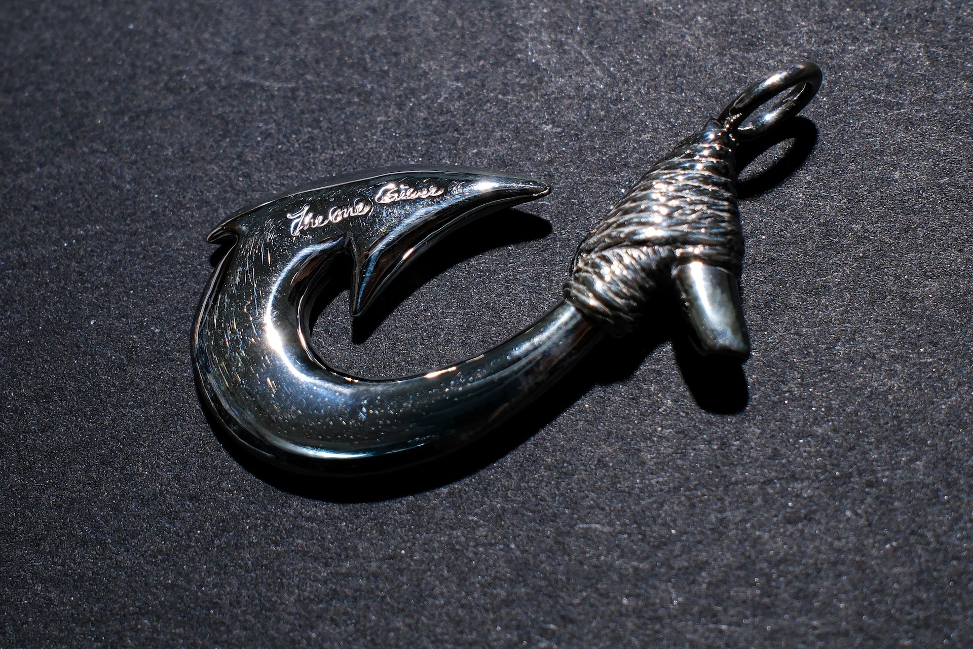 The One OCEAN “Hawaiian Makau” Silver Pendant (Medium)