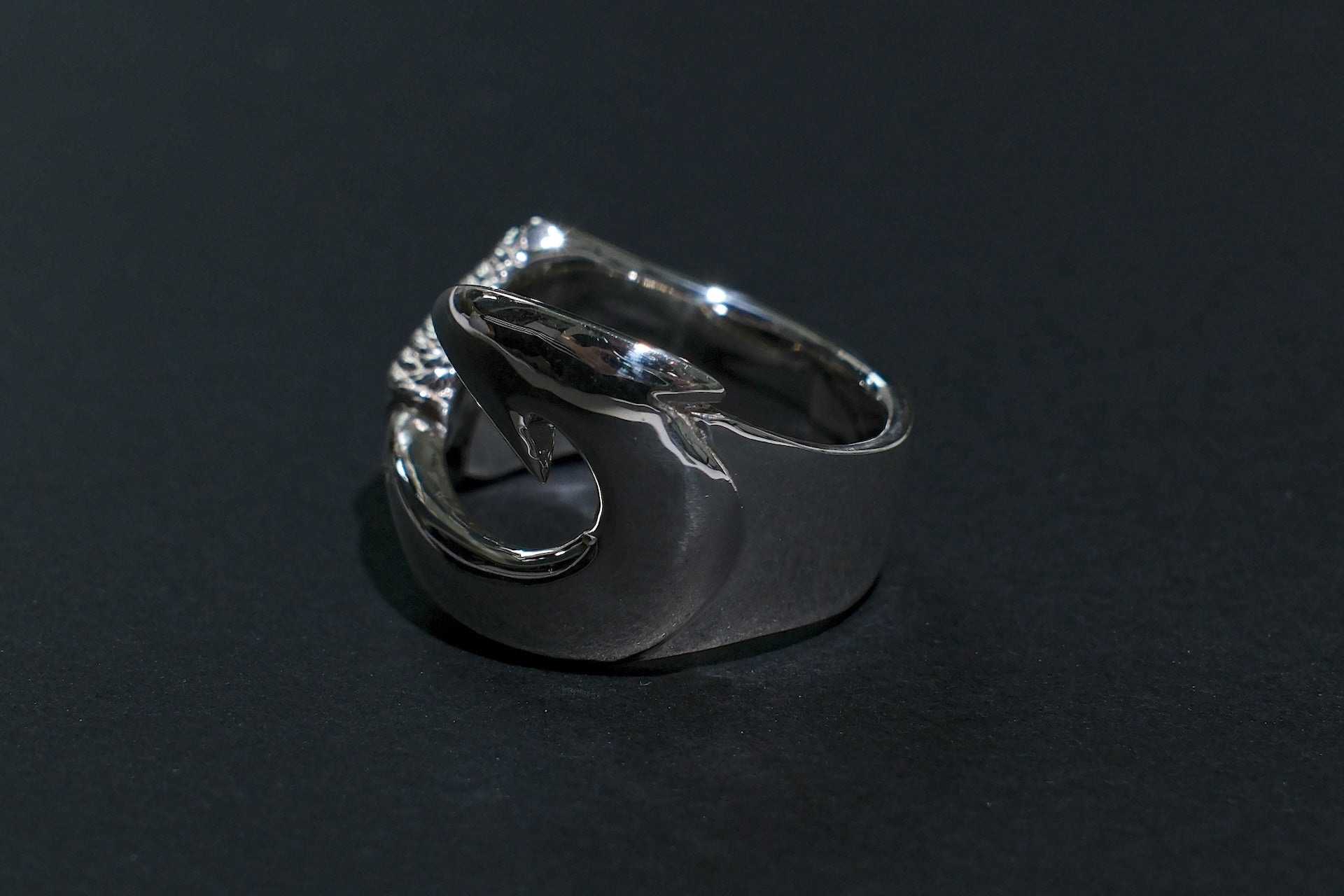 The One OCEAN “Hawaiian Makau” Signature Silver Ring