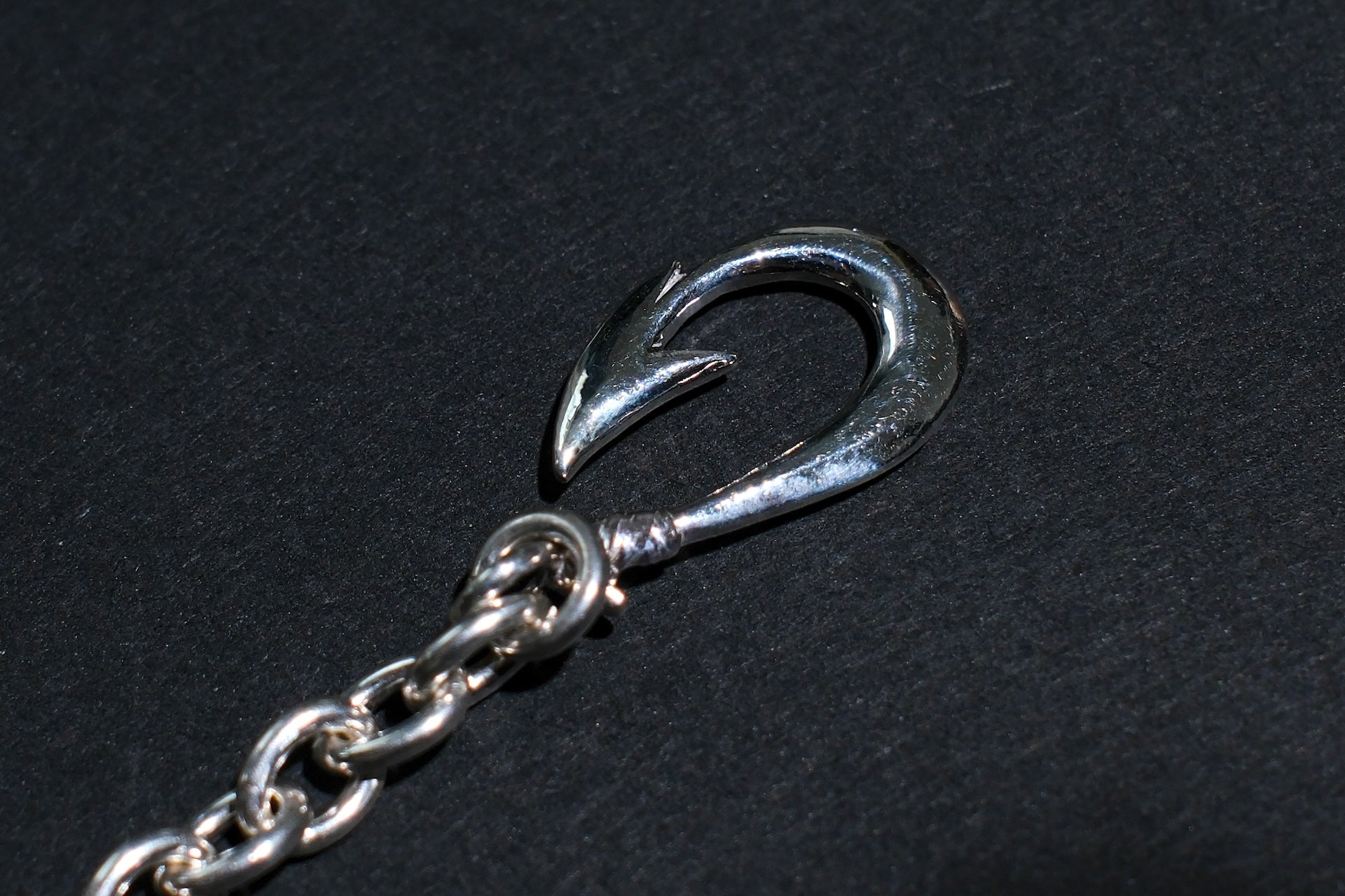 The One OCEAN "Palm Tree" Silver Chain Bracelet (Size Large)