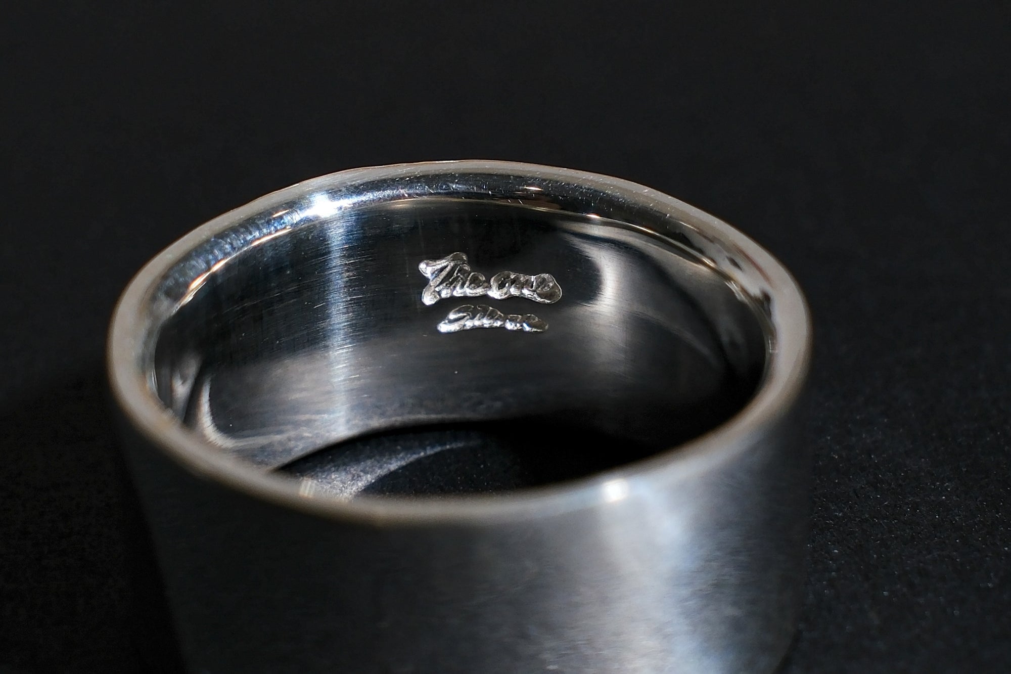 The One OCEAN "Prime Wave" Silver Ring (Right Flow)