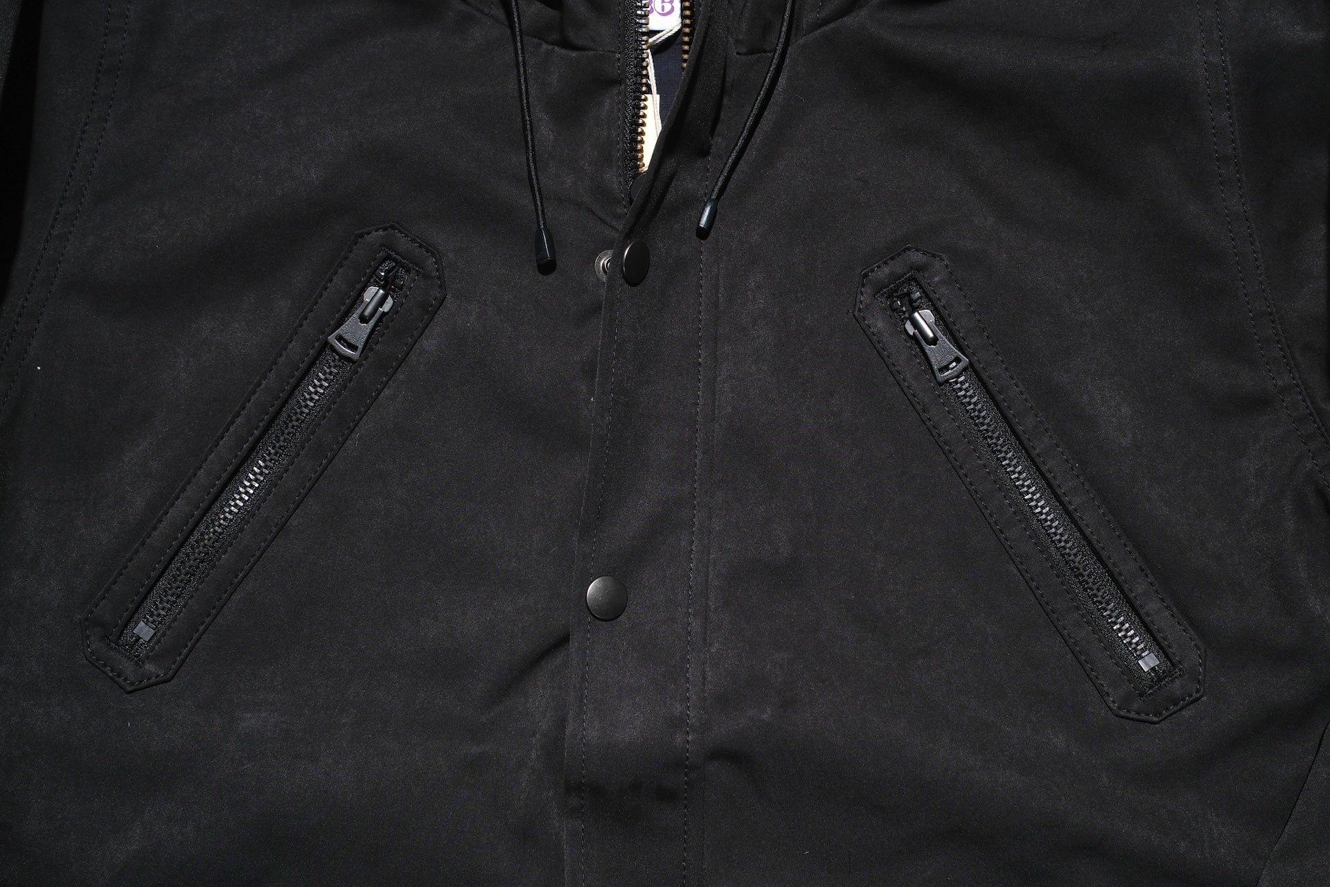 Unique Garment Suede-Touch 'Bird View VER 2.0' Mountain Parka (Smoke Black)