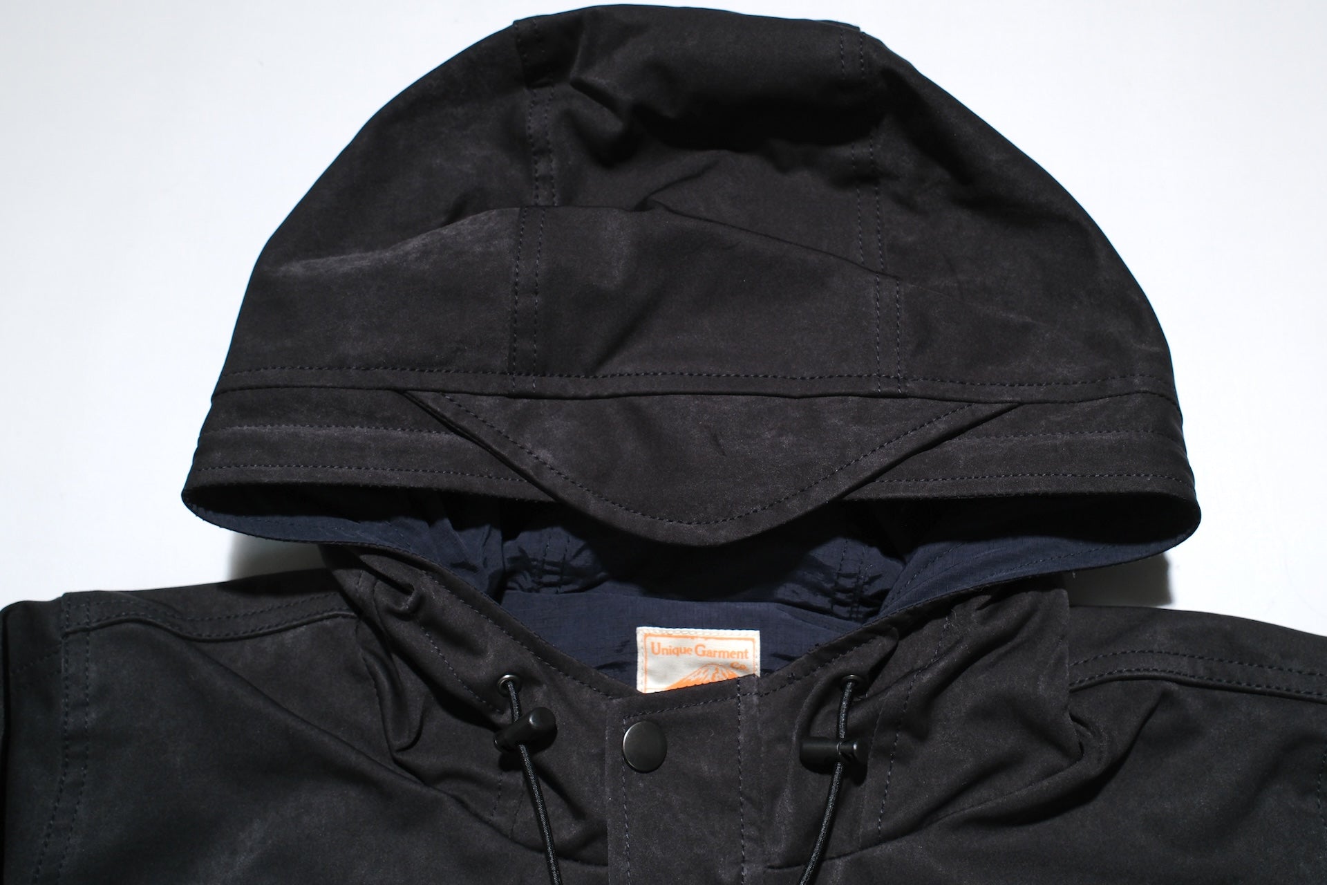 Unique Garment Suede-Touch 'Bird View VER 2.0' Mountain Parka (Smoke Black)