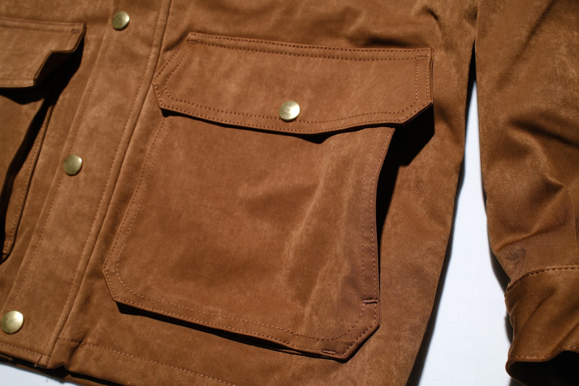 Unique Garment Suede-Touch 'Bird View VER 2.0' Mountain Parka (Earthy Brown)