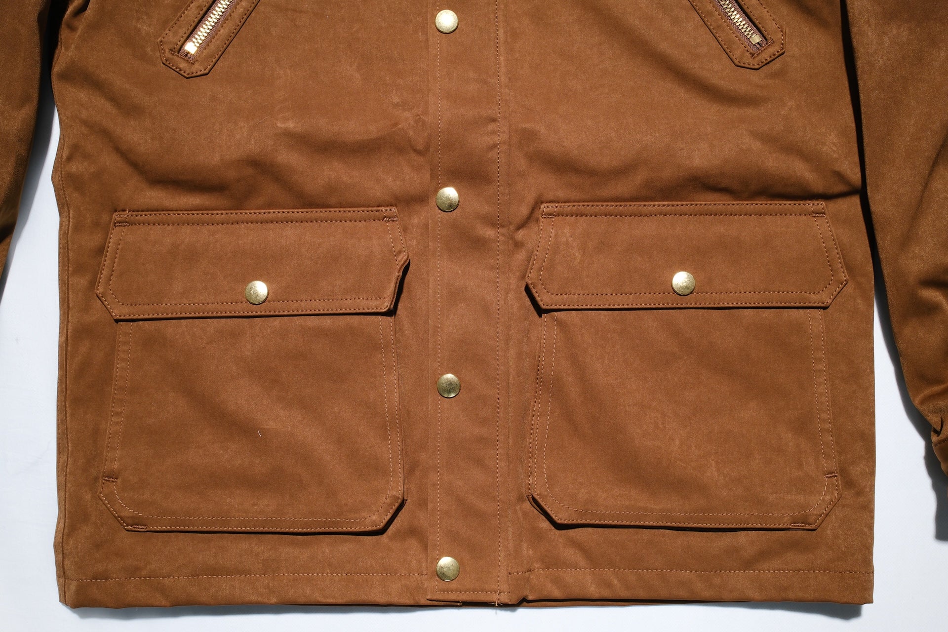 Unique Garment Suede-Touch 'Bird View VER 2.0' Mountain Parka (Earthy Brown)