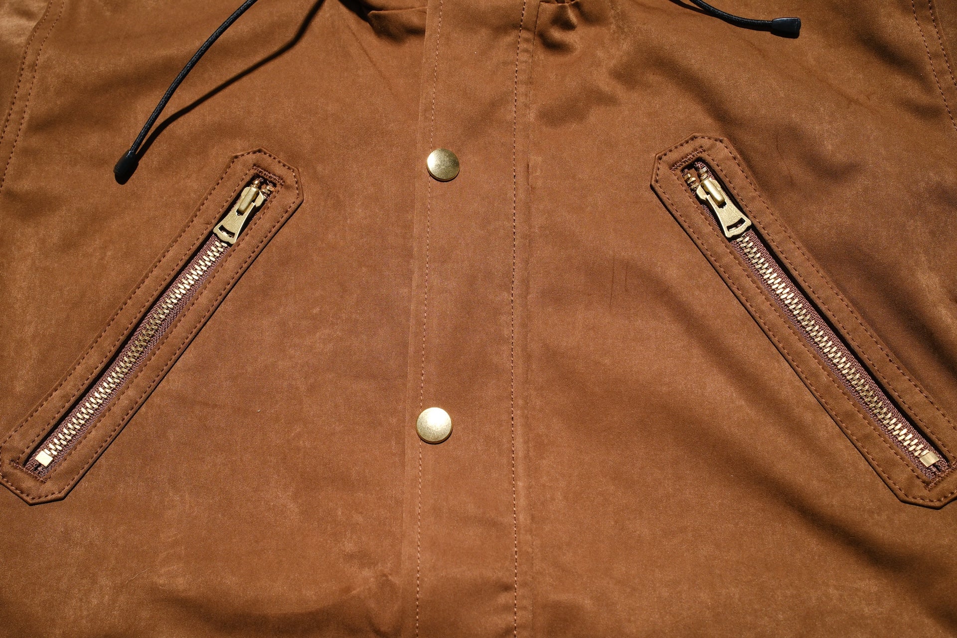 Unique Garment Suede-Touch 'Bird View VER 2.0' Mountain Parka (Earthy Brown)