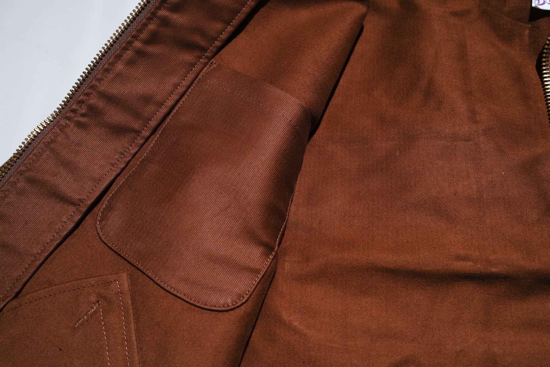 Unique Garment Heavyweight Jungle Cloth 'Utility VER 2.0' Jacket (Rust Brown)