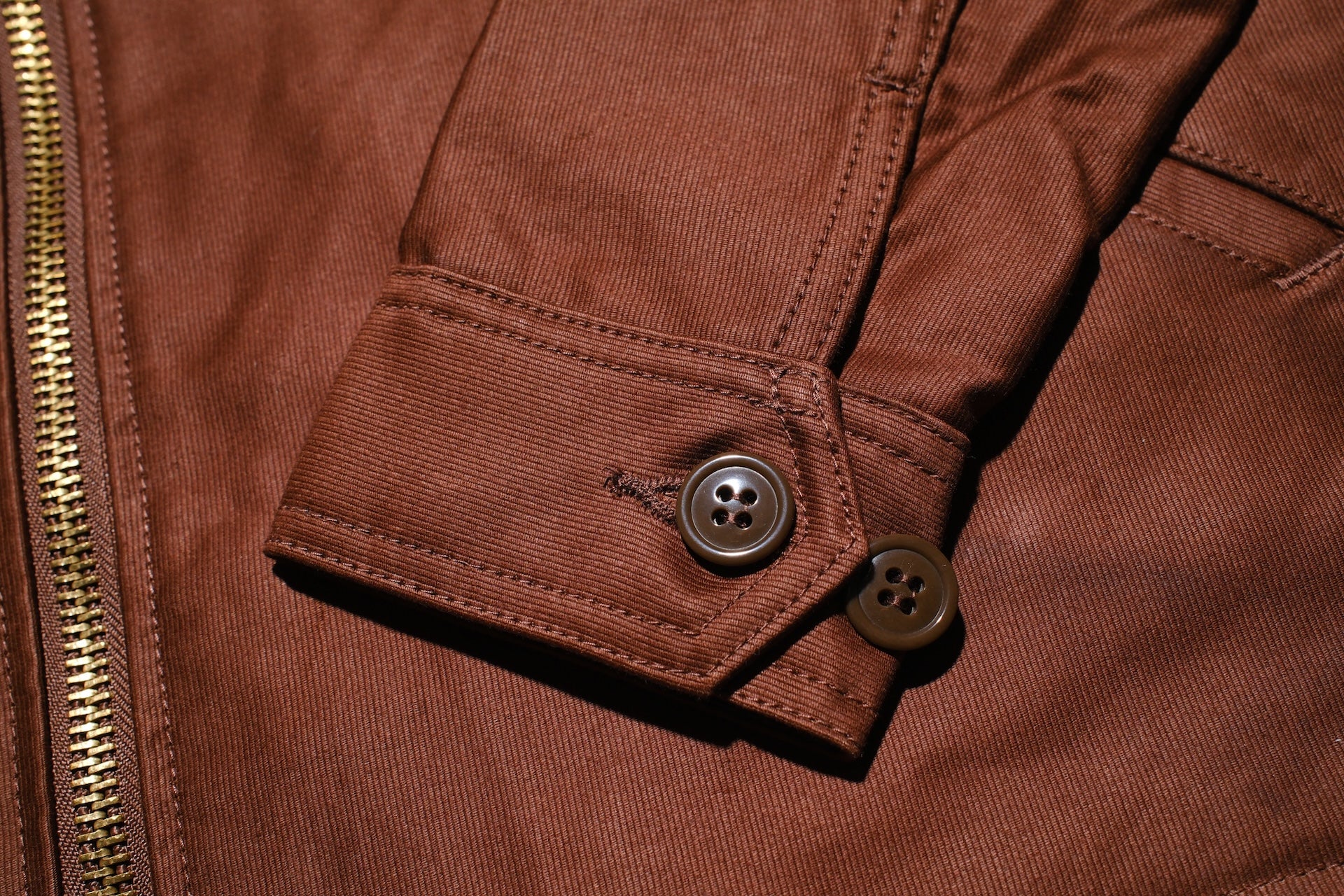 Unique Garment Heavyweight Jungle Cloth 'Utility VER 2.0' Jacket (Rust Brown)