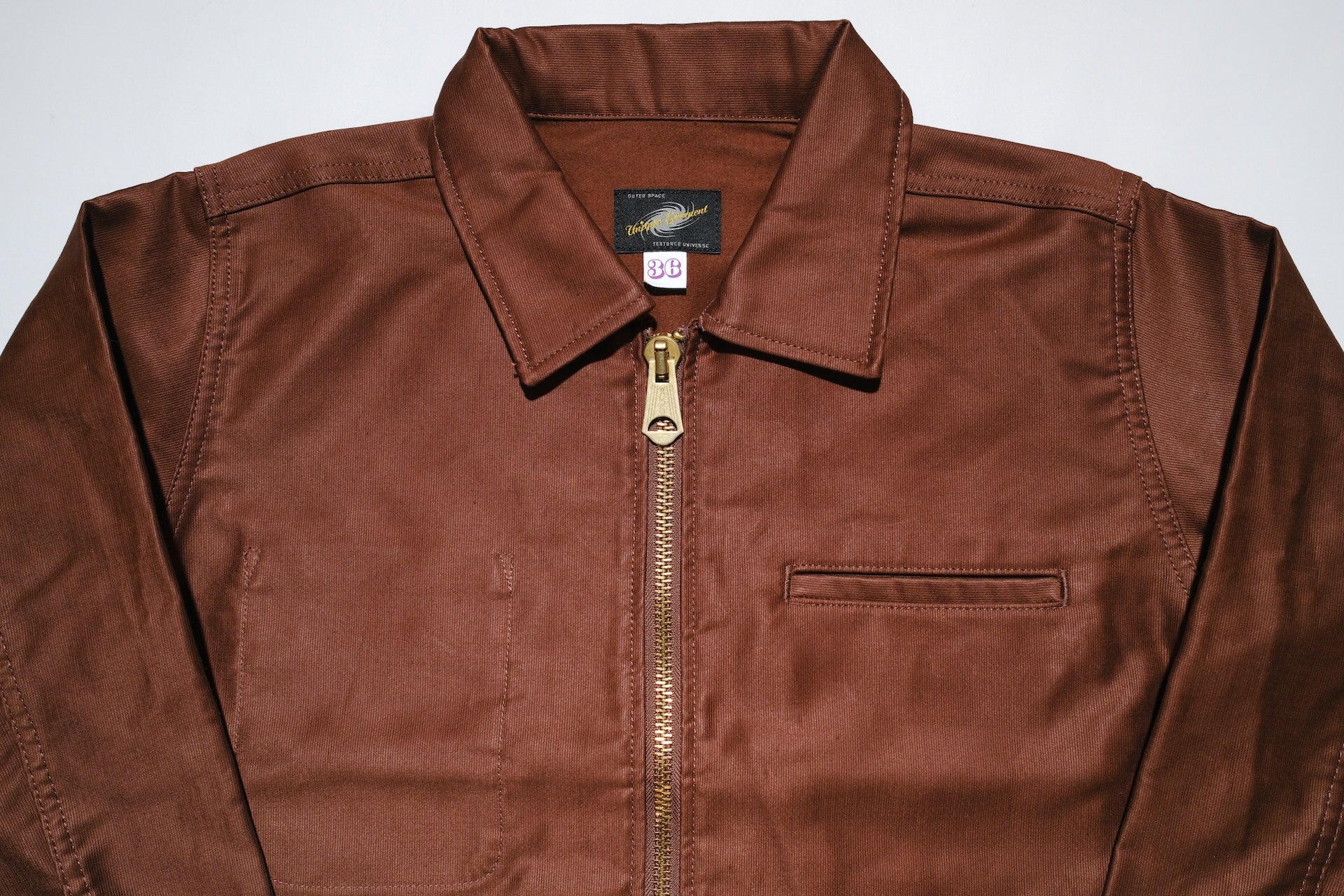 Unique Garment Heavyweight Jungle Cloth 'Utility VER 2.0' Jacket (Rust Brown)