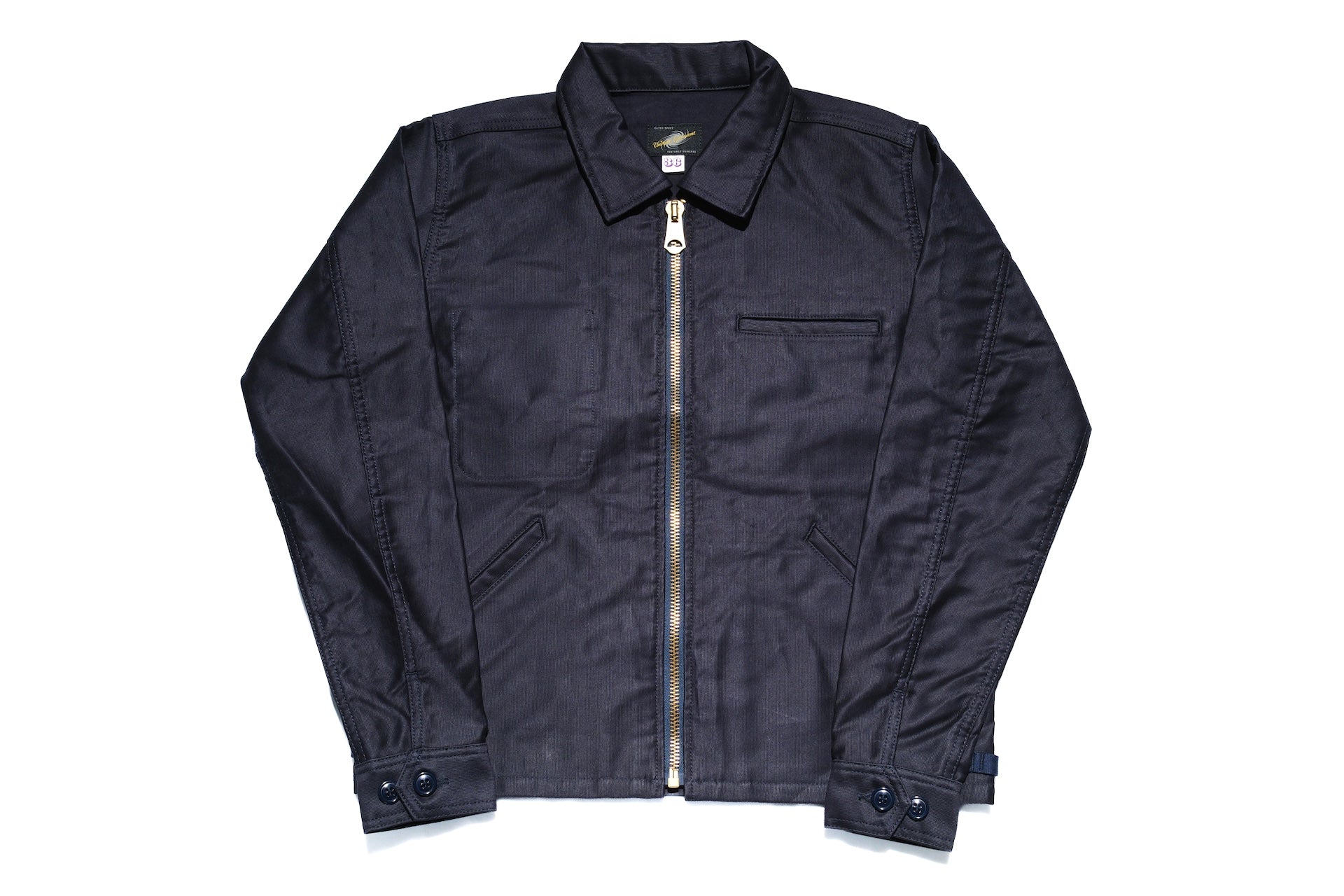 Unique Garment Heavyweight Jungle Cloth 'Utility VER 2.0' Jacket (Midnight Navy)