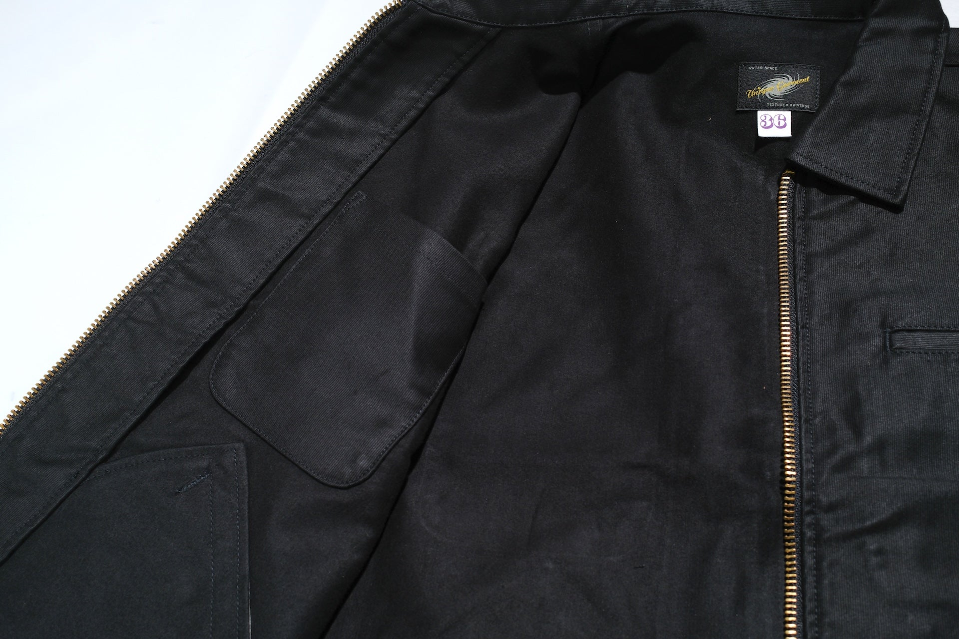 Unique Garment Heavyweight Jungle Cloth 'Utility VER 2.0' Jacket (Jet Black)