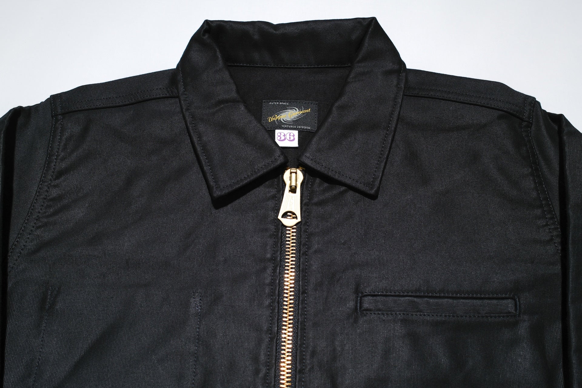 Unique Garment Heavyweight Jungle Cloth 'Utility VER 2.0' Jacket (Jet Black)