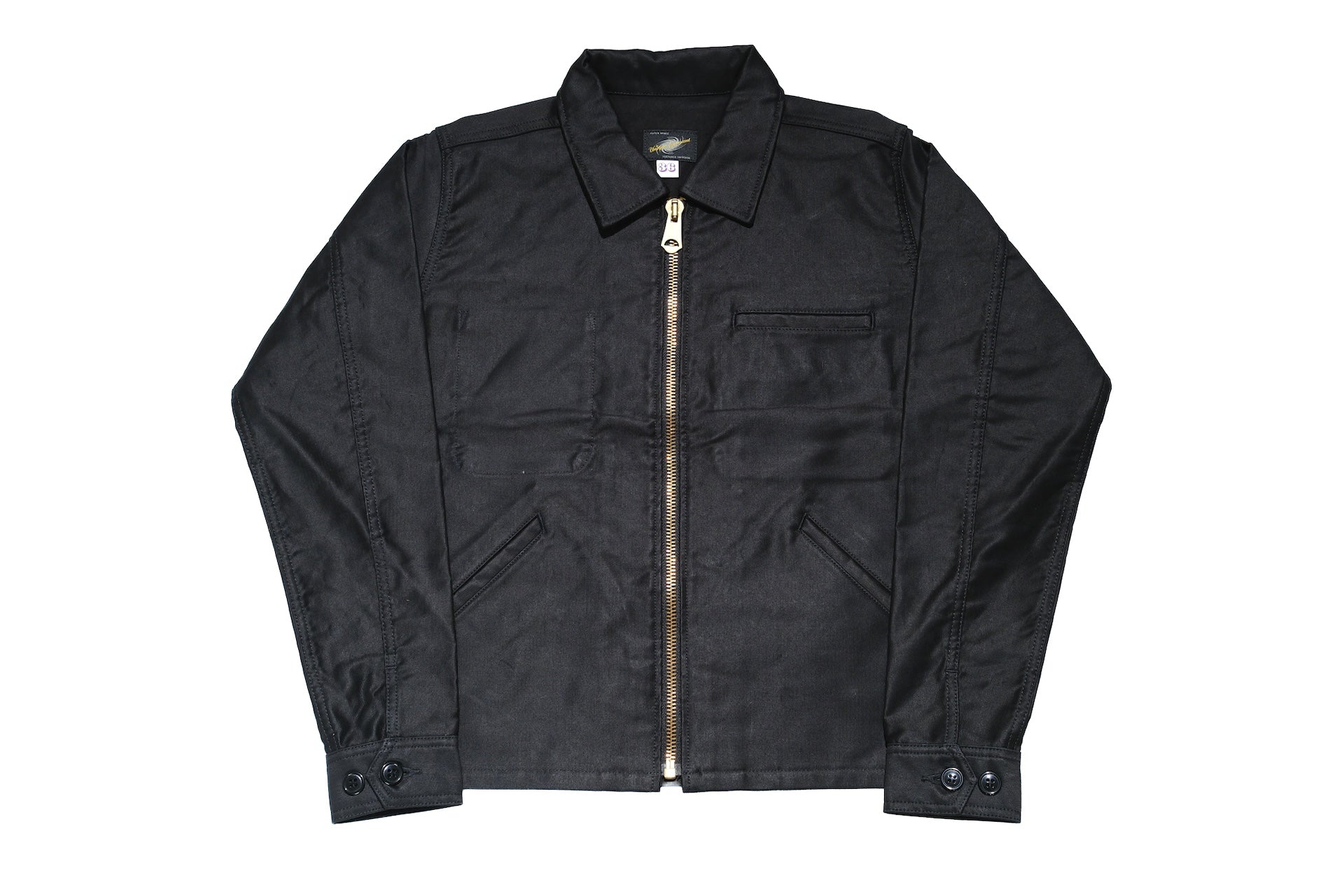 Unique Garment Heavyweight Jungle Cloth 'Utility VER 2.0' Jacket (Jet Black)