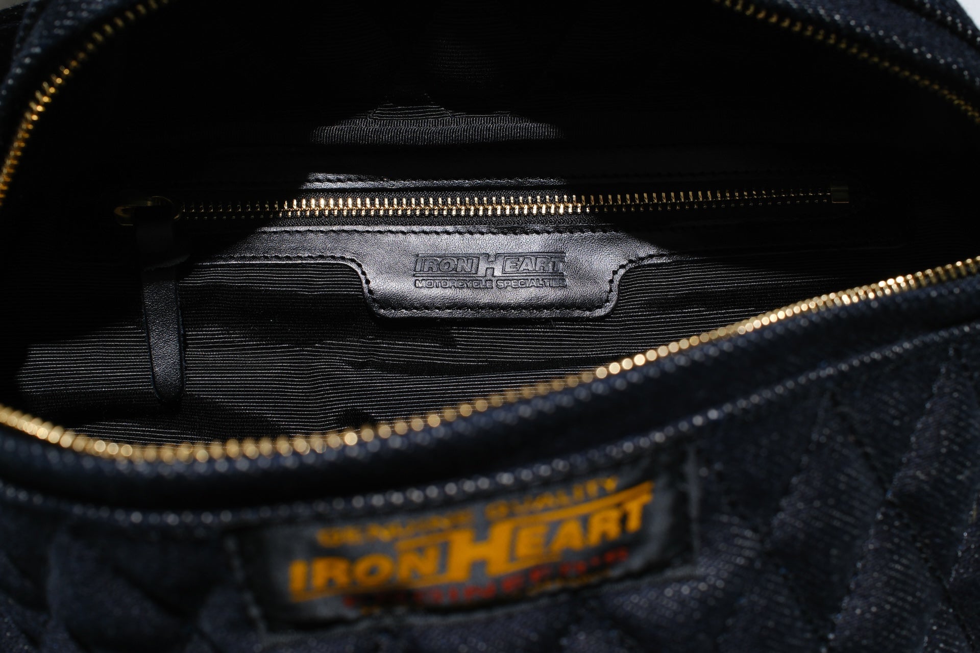 Iron Heart 25oz Selvage Denim “Diamond Stitched” Waist Bag (Indigo)