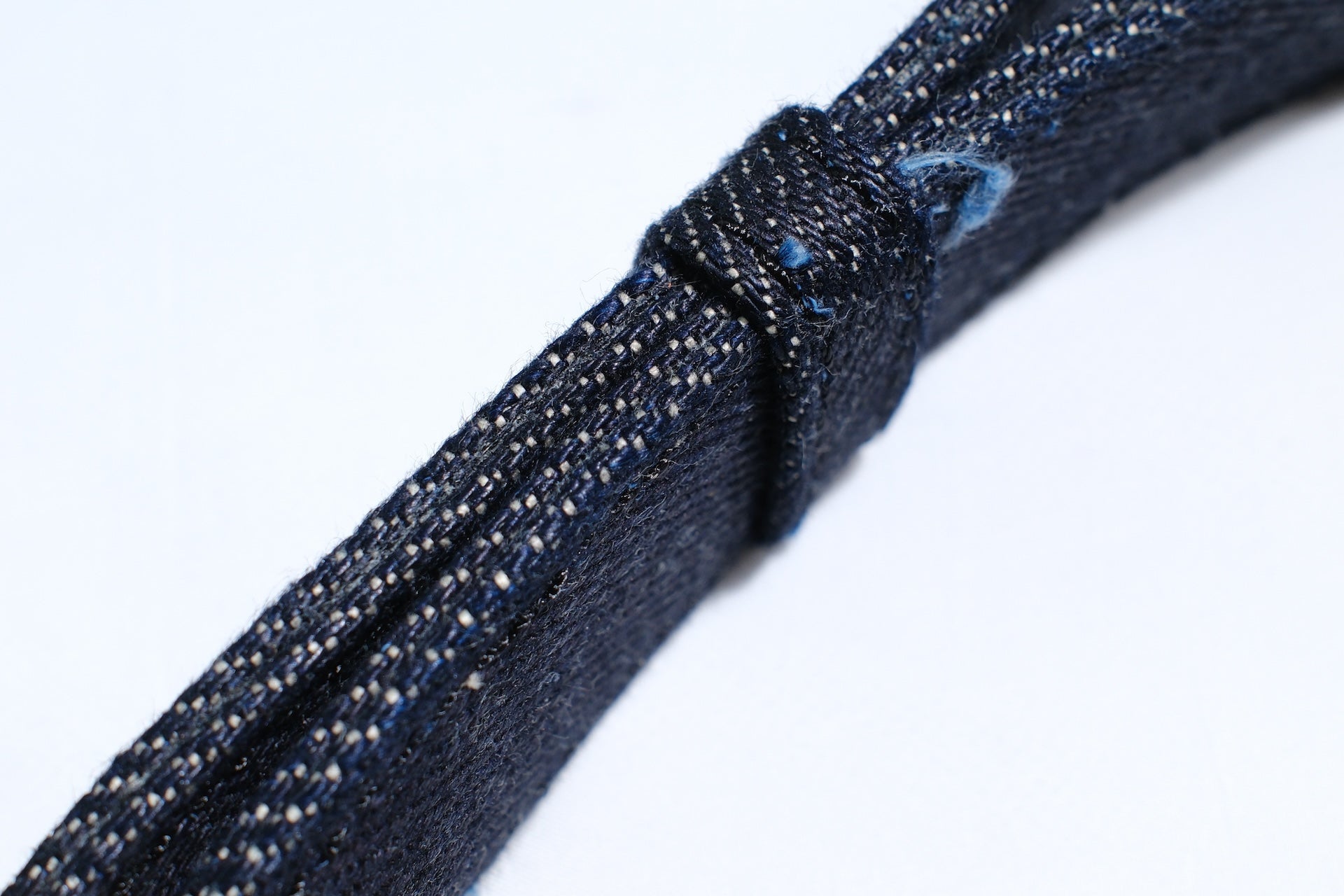 Iron Heart 25oz Selvage Denim “Diamond Stitched” Waist Bag (Indigo)