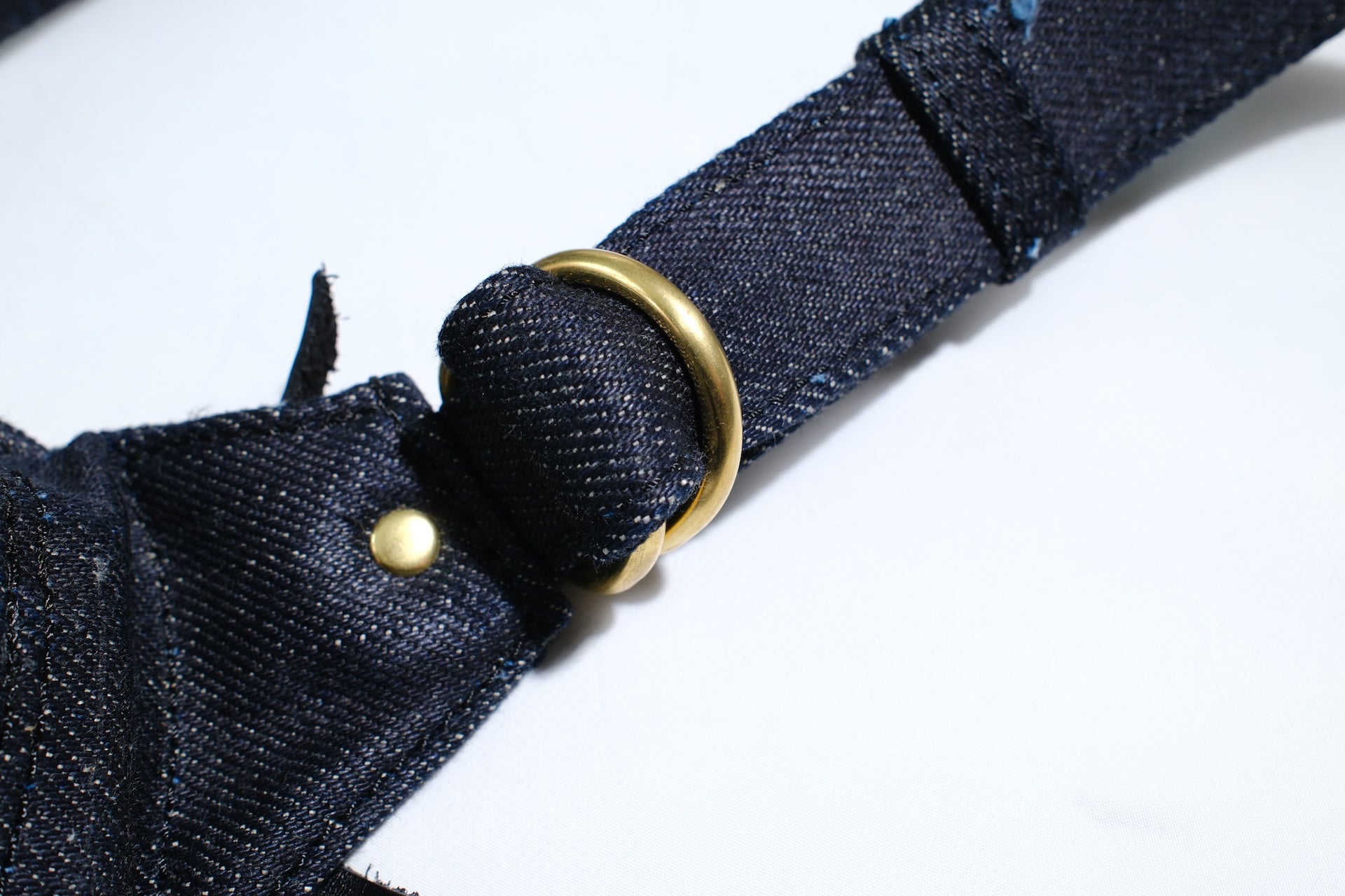 Iron Heart 25oz Selvage Denim “Diamond Stitched” Waist Bag (Indigo)