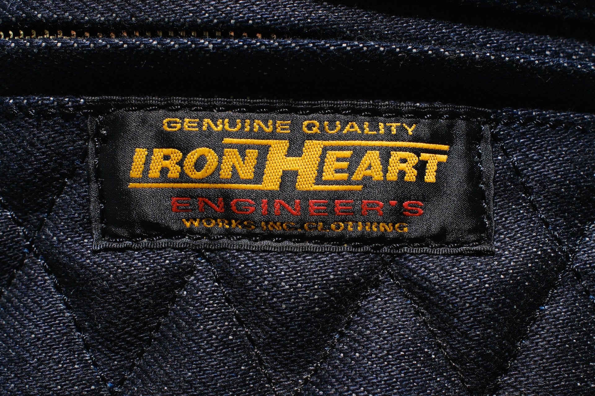 Iron Heart 25oz Selvage Denim “Diamond Stitched” Waist Bag (Indigo)