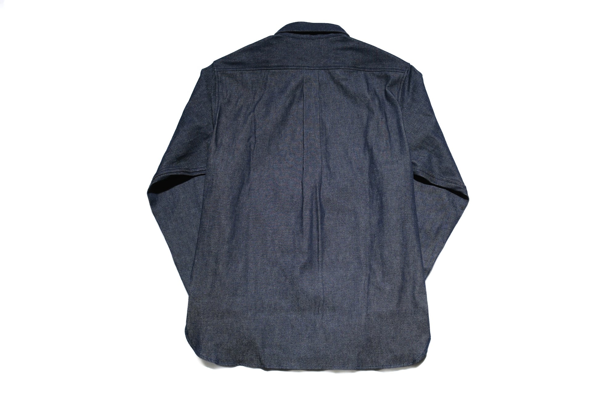 Unique Garment 12oz Selvage Denim 'Gatsby' Oxford Shirt (Grand Indigo)