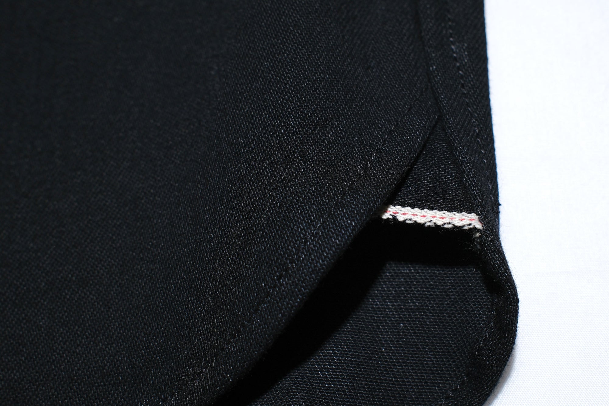 Unique Garment 12oz Selvage Denim 'Gatsby' Oxford Shirt (Solid Black)