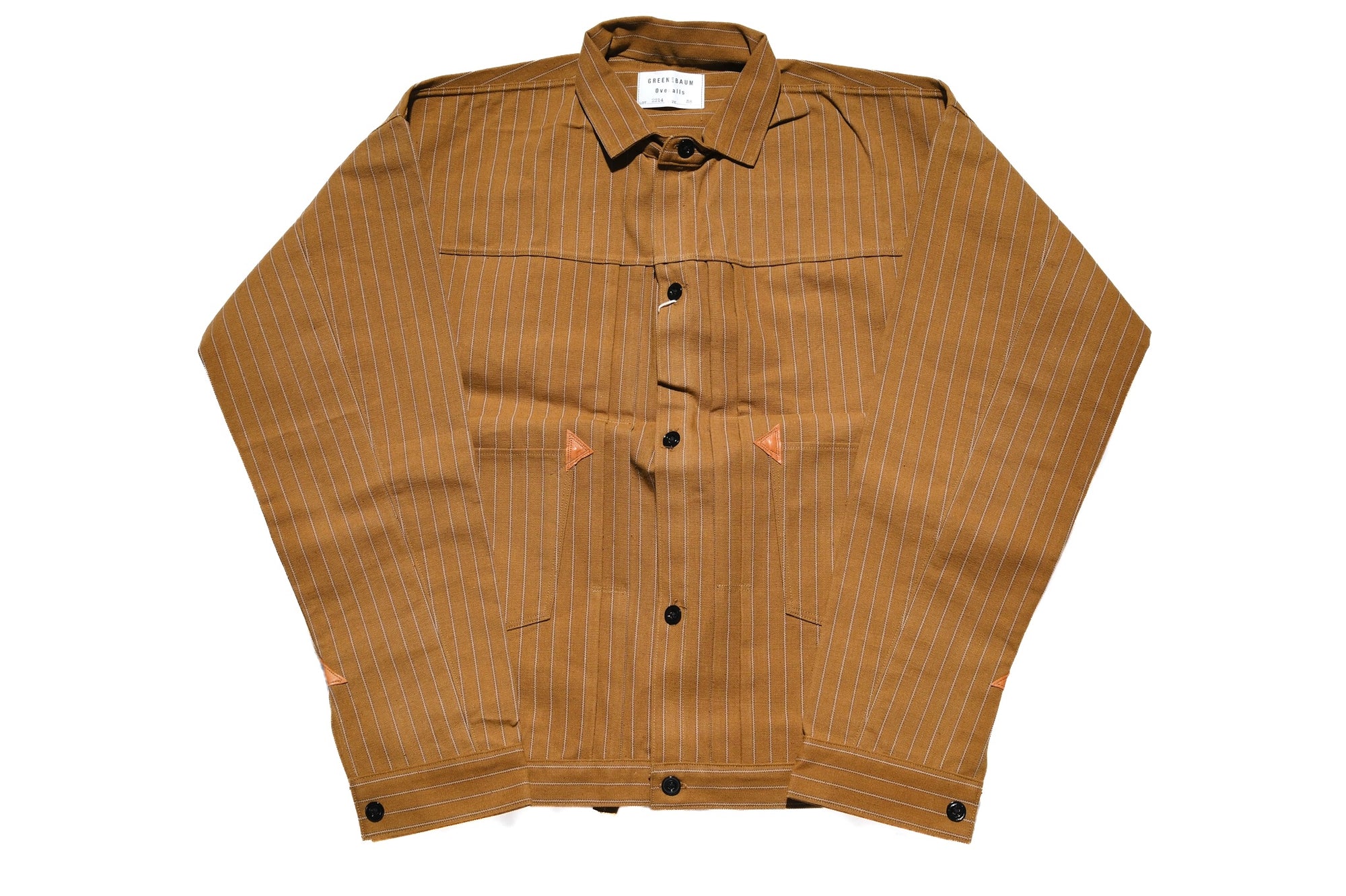 Warehouse Co. 11oz "Greenebaum" Leather Bound Selvage Duck Canvas Blouse