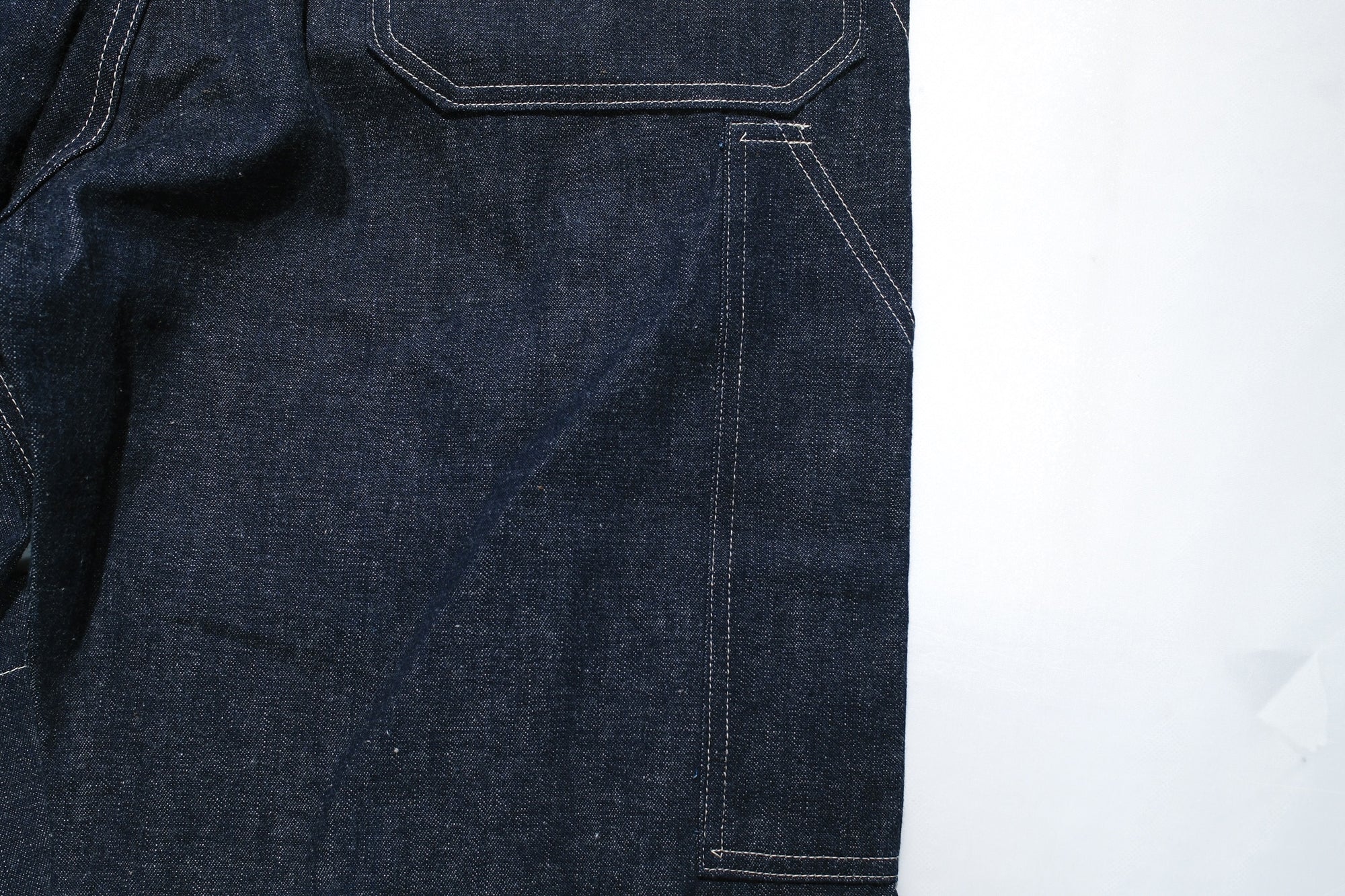 Warehouse Co. Late 30s 12.5oz Indigo Dyed Denim Overalls