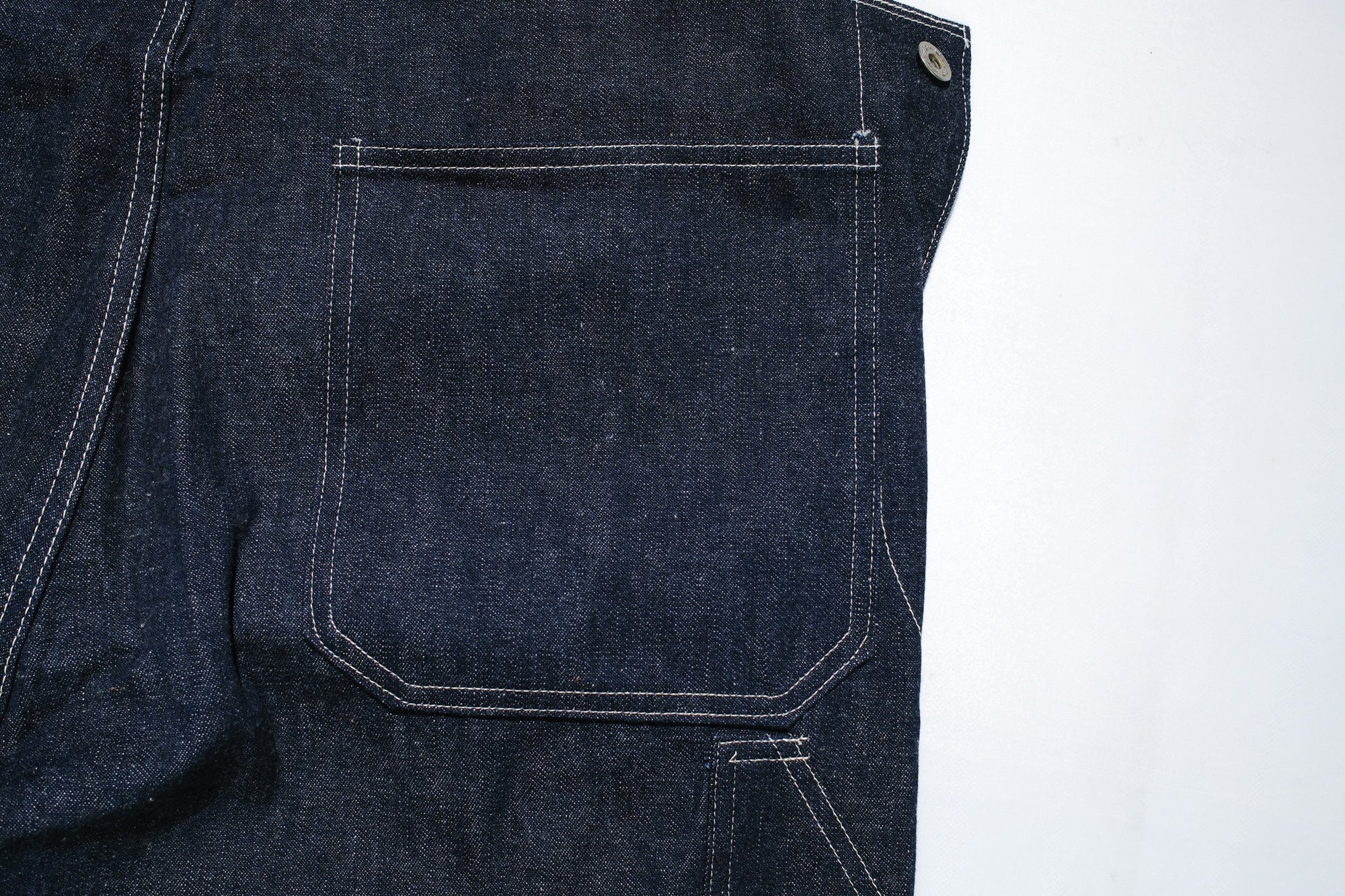 Warehouse Co. Late 30s 12.5oz Indigo Dyed Denim Overalls