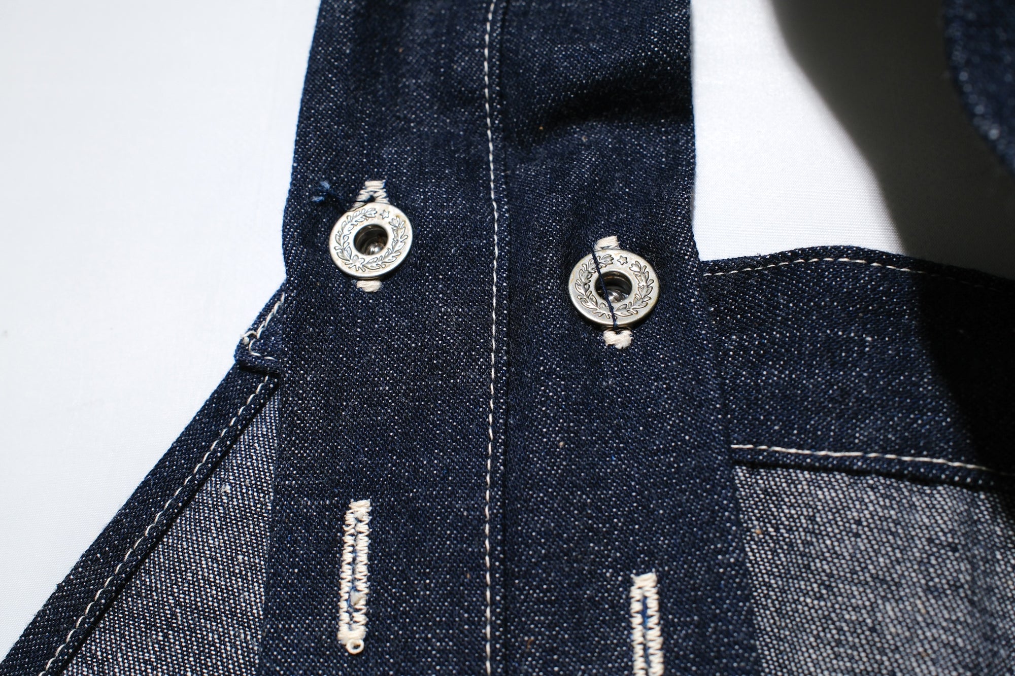Warehouse Co. Late 30s 12.5oz Indigo Dyed Denim Overalls