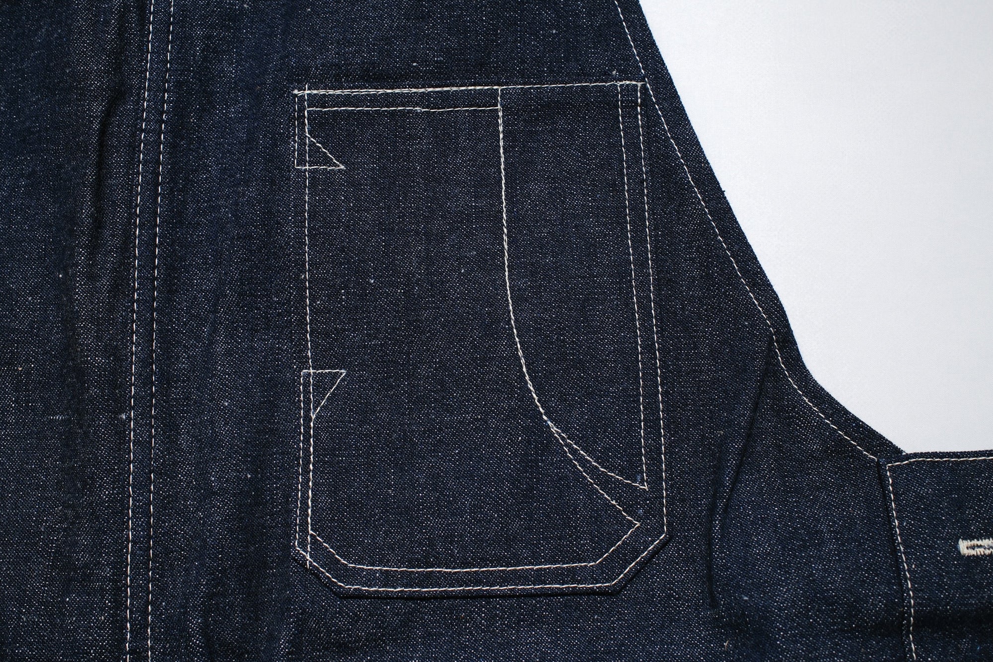 Warehouse Co. Late 30s 12.5oz Indigo Dyed Denim Overalls