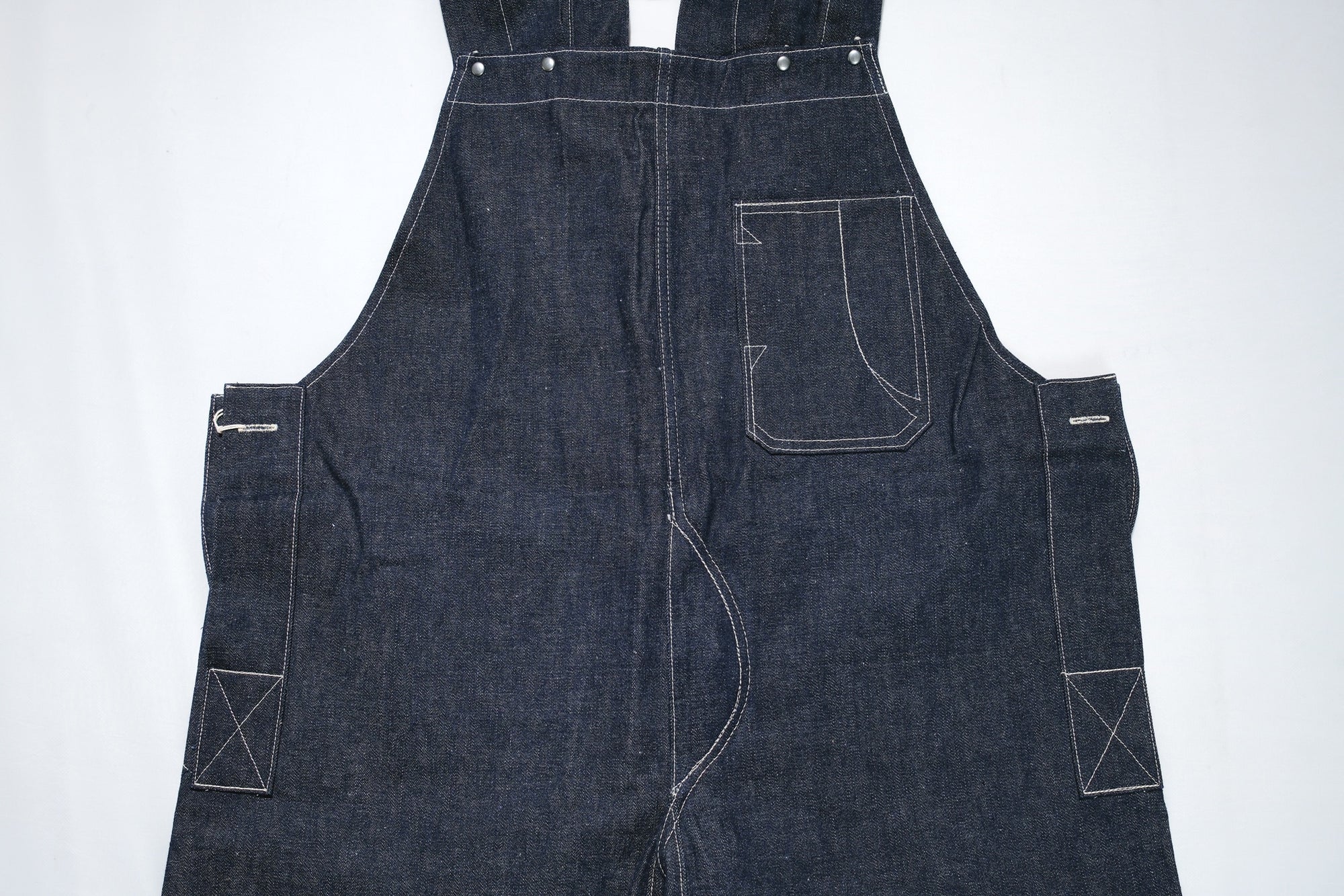 Warehouse Co. Late 30s 12.5oz Indigo Dyed Denim Overalls