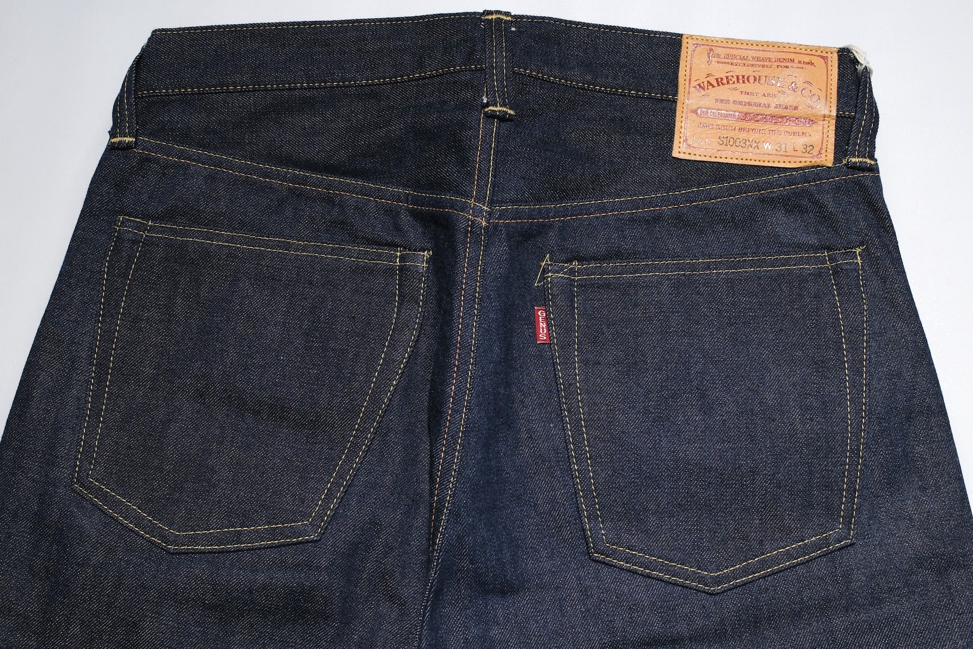 Warehouse Co. 14oz S1003XX “30TH ANNIVERSARY” Indigo Dyed WWII Denim (Classic Straight fit)