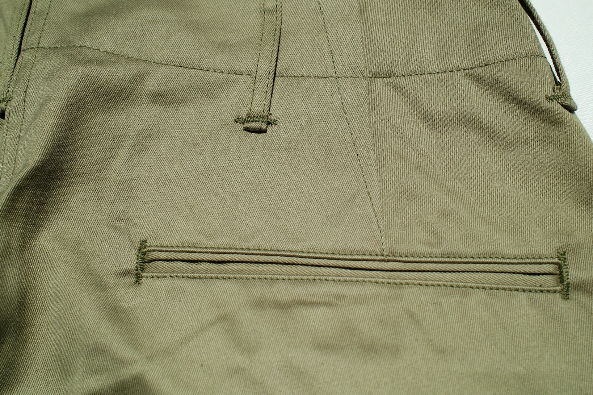 Warehouse Co. 12oz Selvage Weapon Twill West Point Chinos (Vintage Olive)