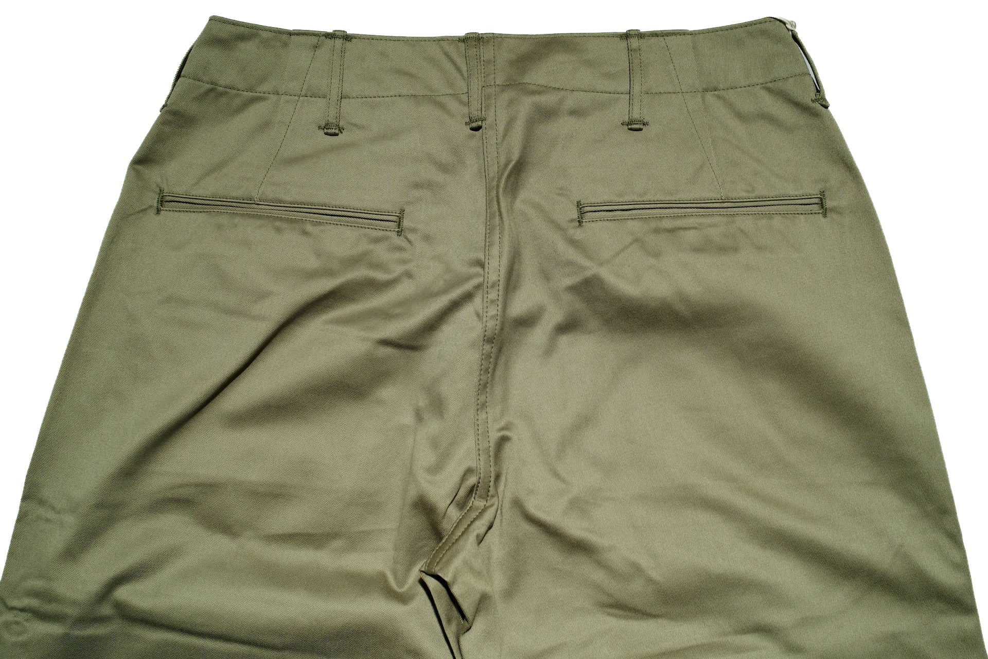 Warehouse Co. 12oz Selvage Weapon Twill West Point Chinos (Vintage Olive)