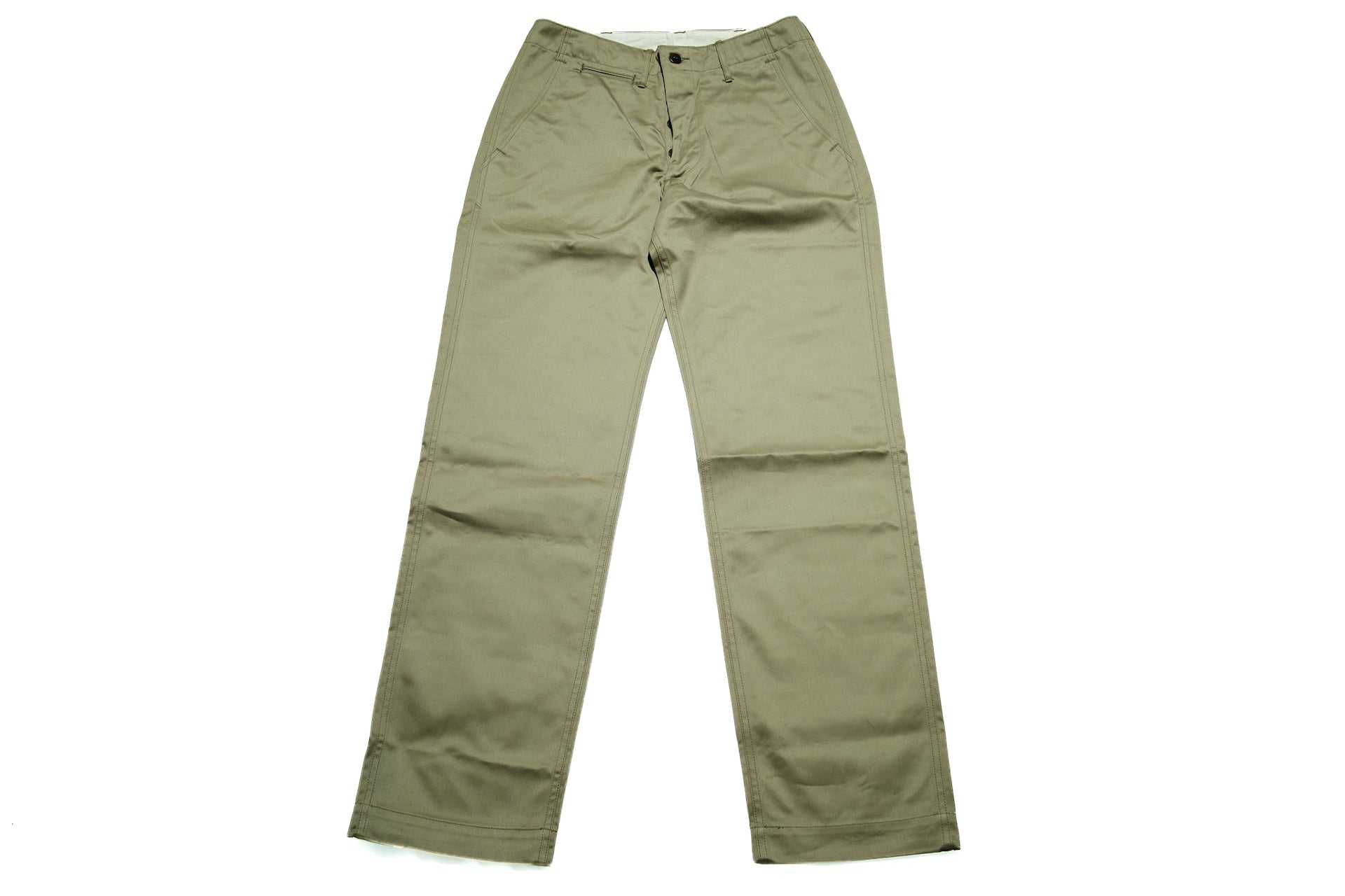 Warehouse Co. 12oz Selvage Weapon Twill West Point Chinos (Vintage Olive)