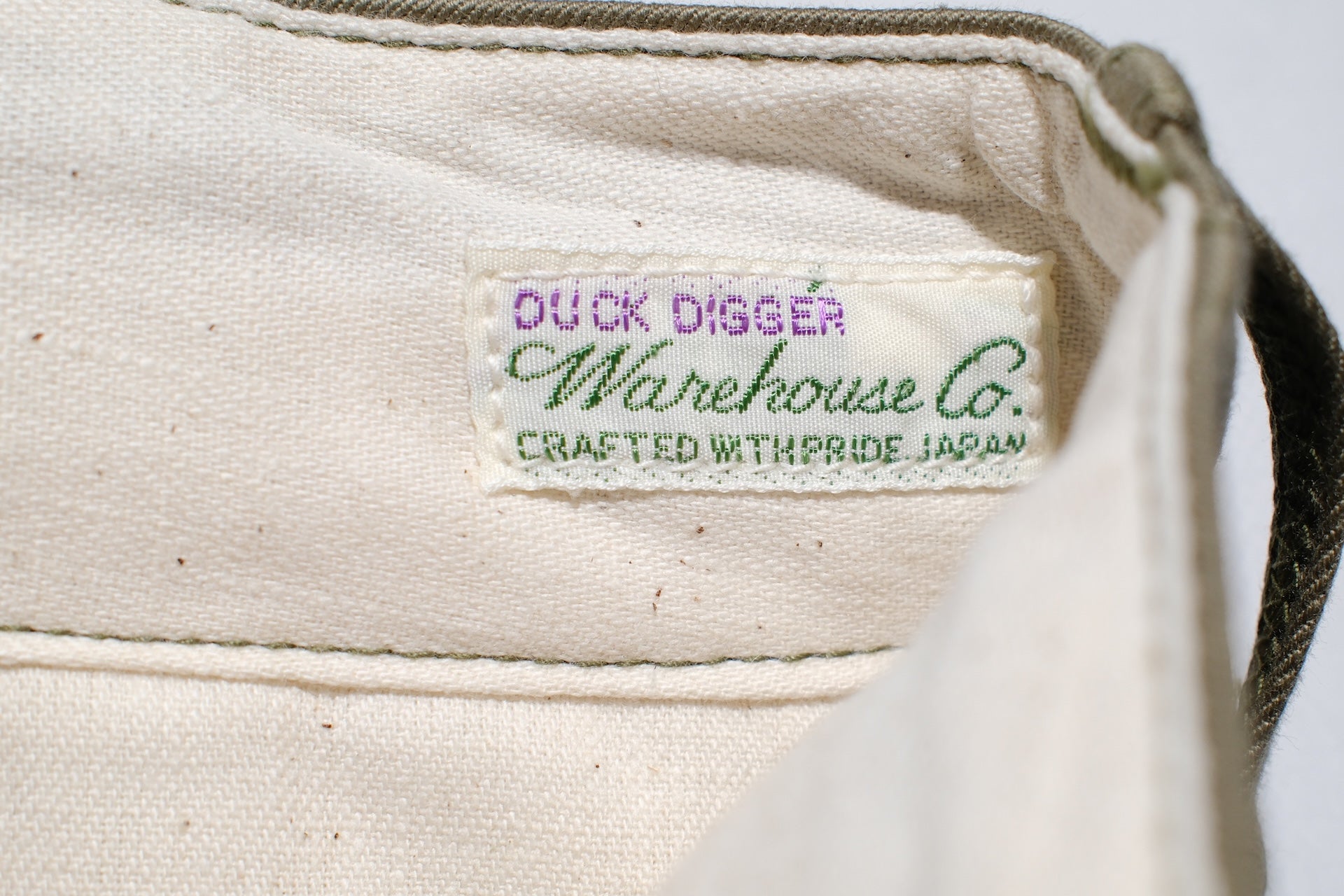 Warehouse Co. 12oz Selvage Weapon Twill West Point Chinos (Vintage Olive)