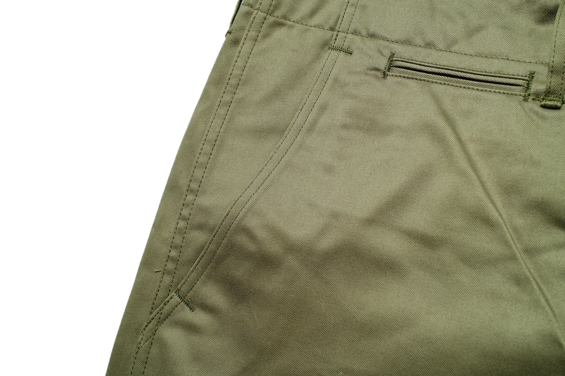 Warehouse Co. 12oz Selvage Weapon Twill West Point Chinos (Vintage Olive)