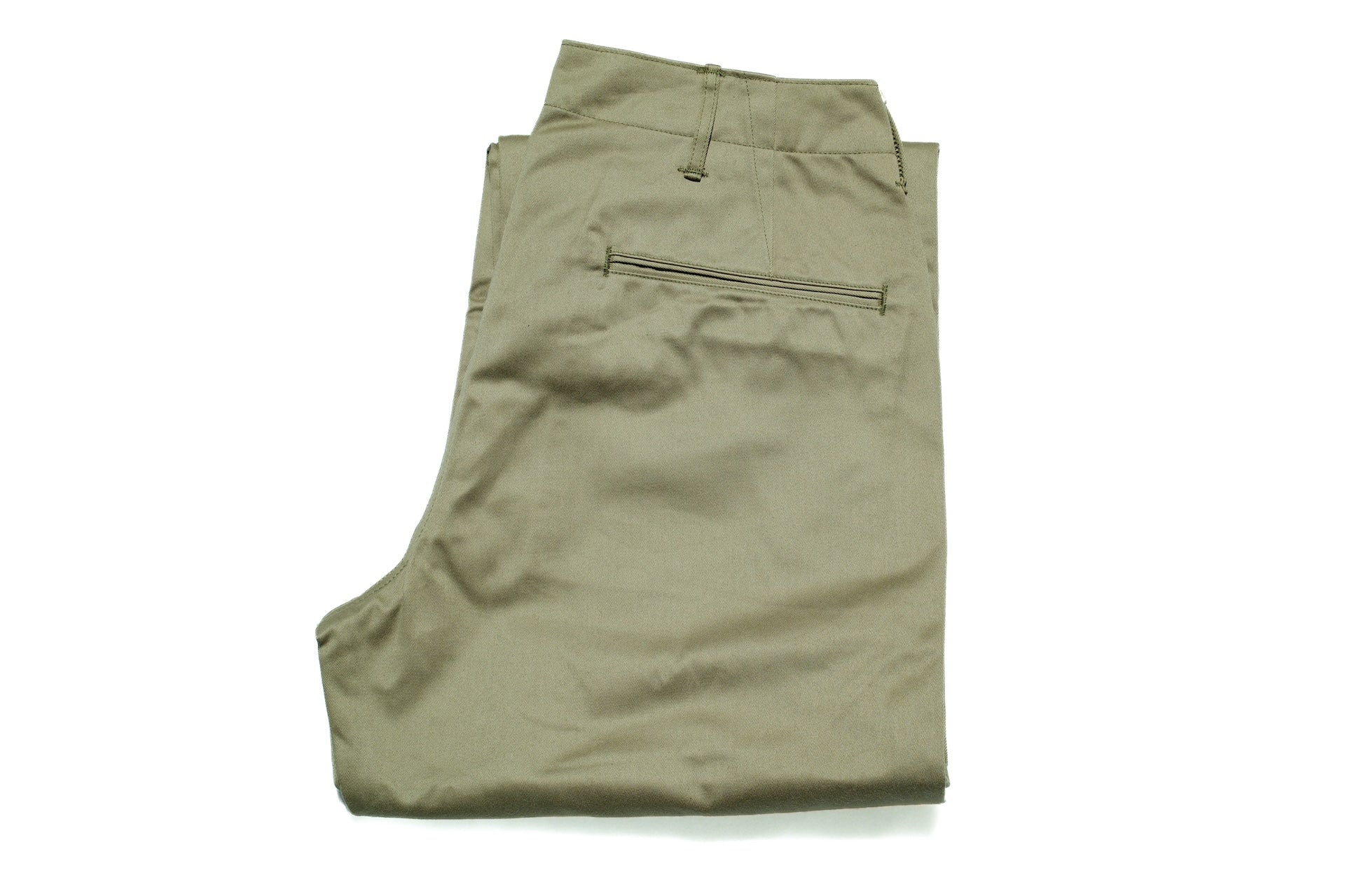 Warehouse Co. 12oz Selvage Weapon Twill West Point Chinos (Vintage Olive)
