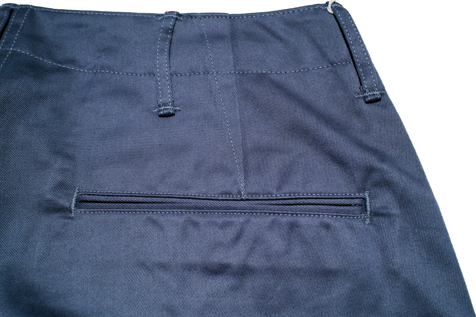 Warehouse Co. 12oz Selvage Weapon Twill West Point Chinos (Blueish Grey)
