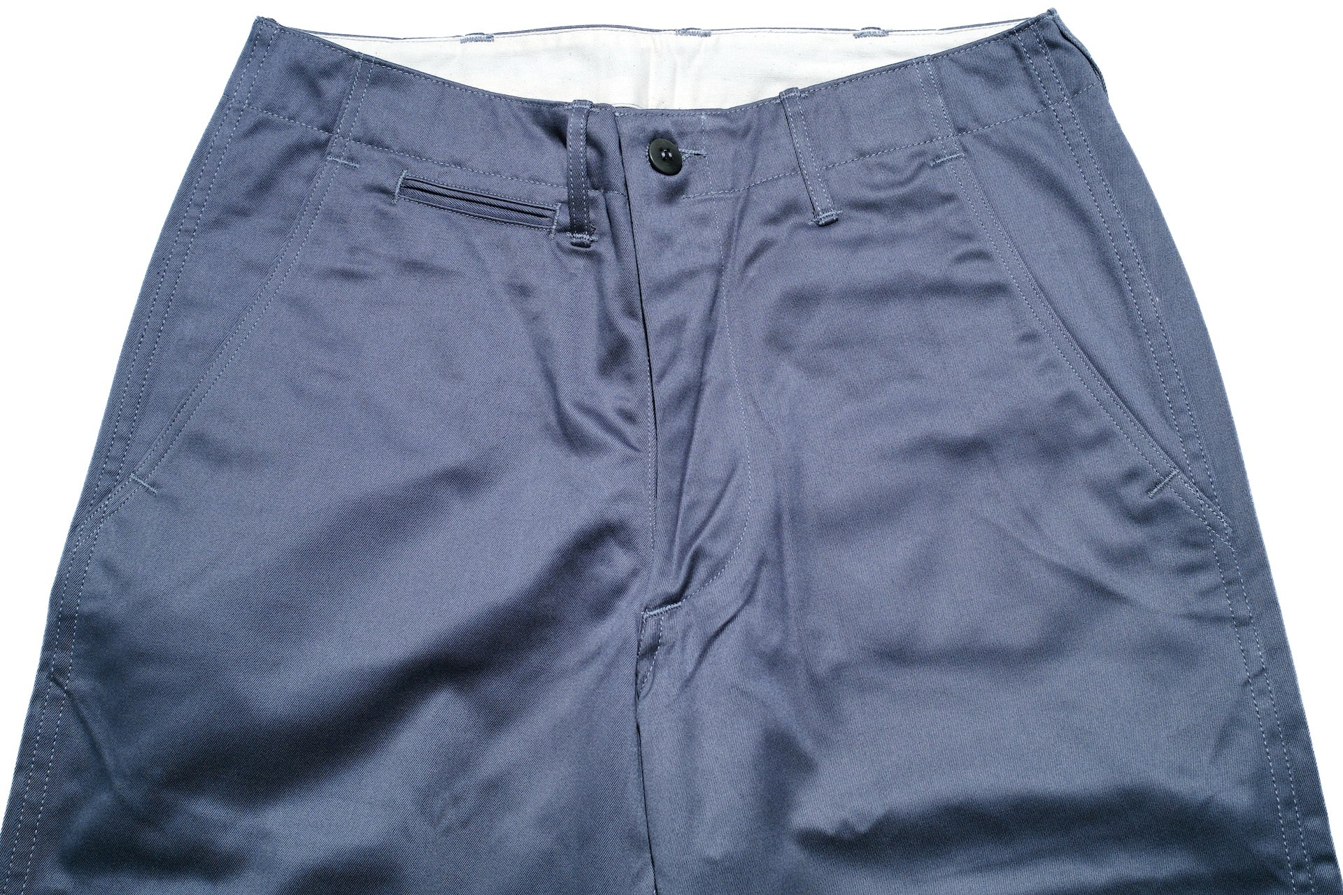 Warehouse Co. 12oz Selvage Weapon Twill West Point Chinos (Blueish Grey)
