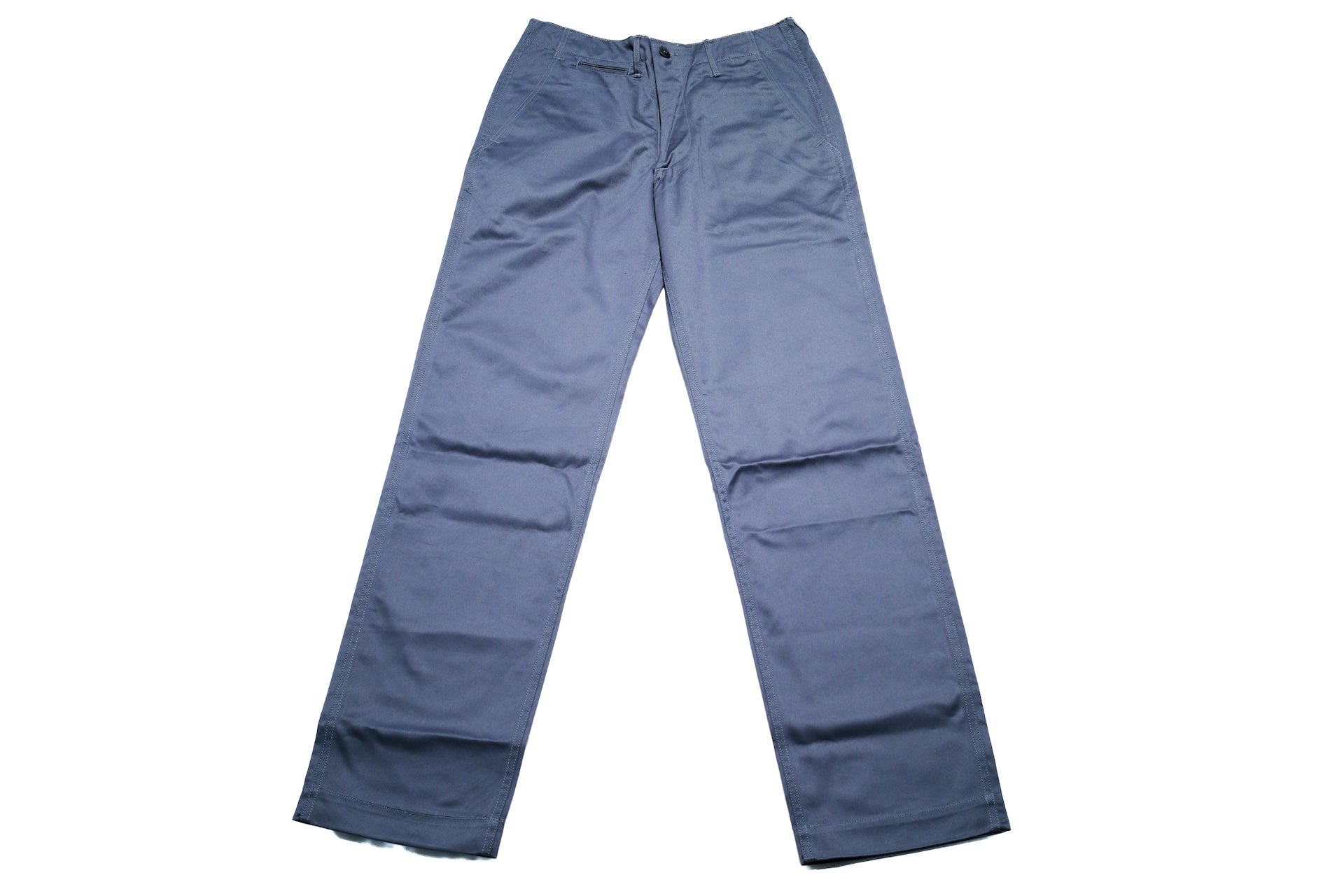 Warehouse Co. 12oz Selvage Weapon Twill West Point Chinos (Blueish Grey)