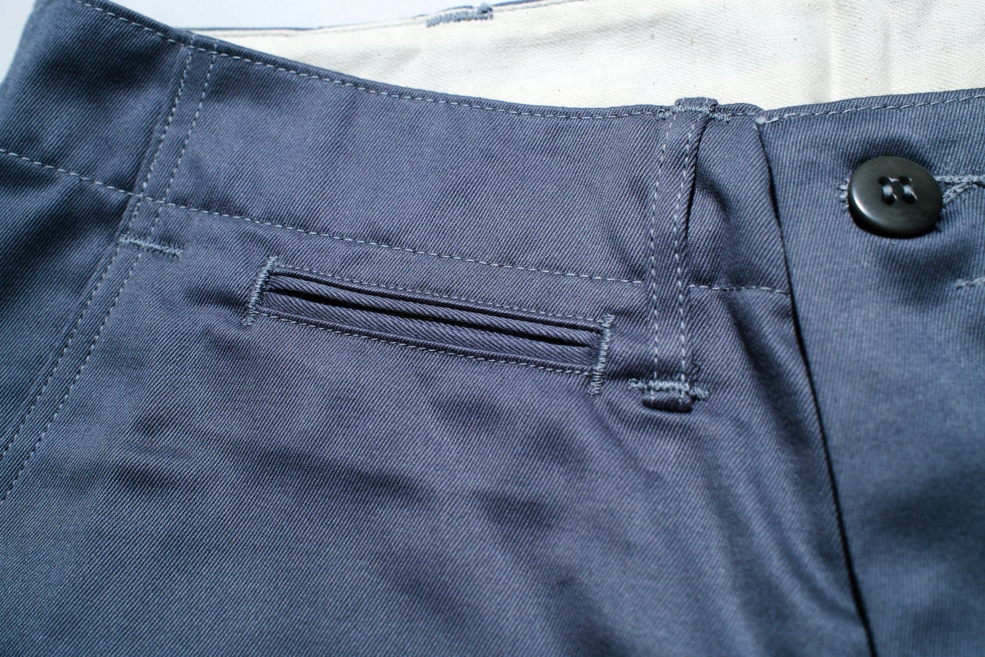 Warehouse Co. 12oz Selvage Weapon Twill West Point Chinos (Blueish Grey)
