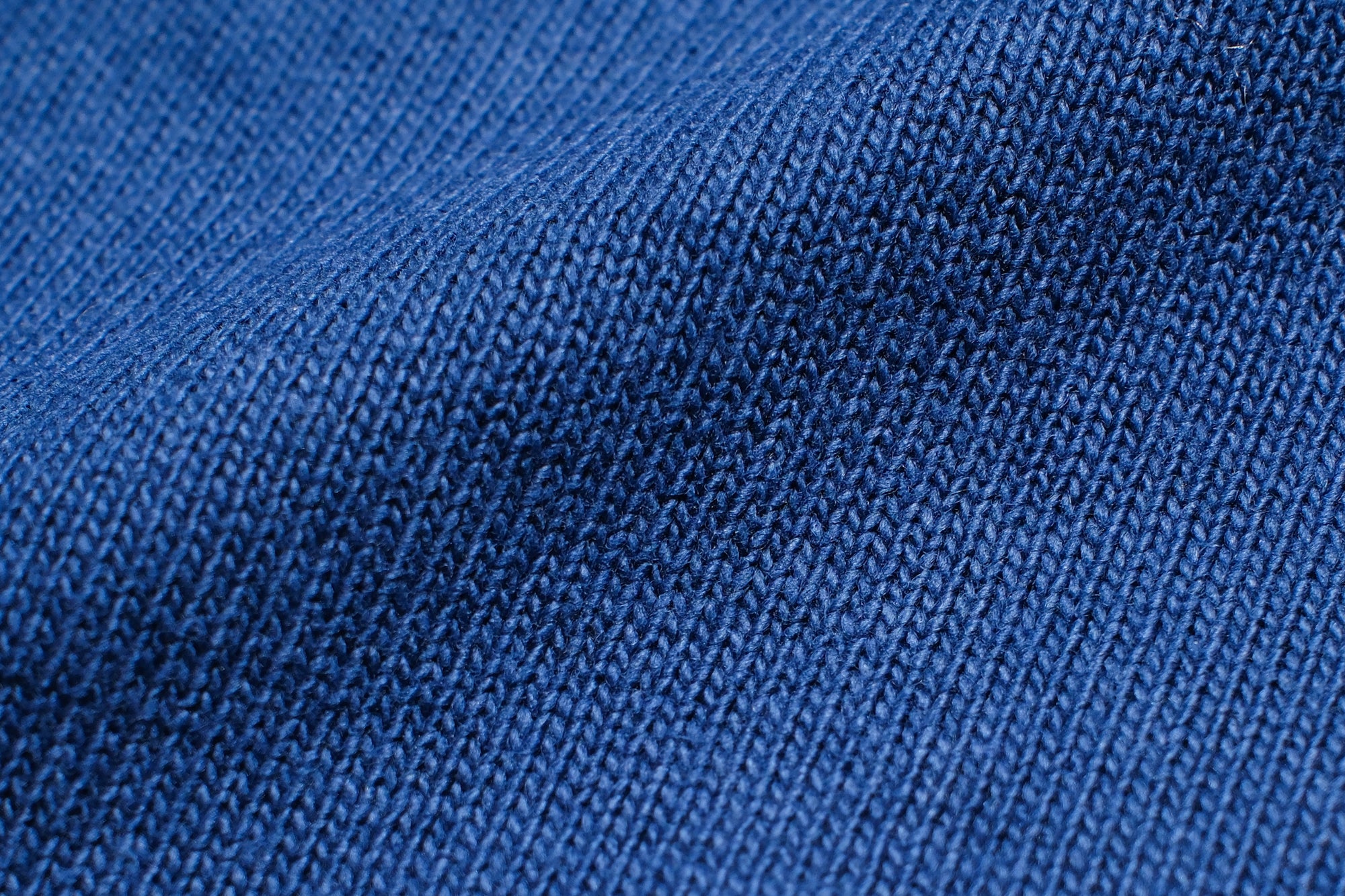 Warehouse Co. 10oz Cotton Knit L/S Plain Sweater (Blue)