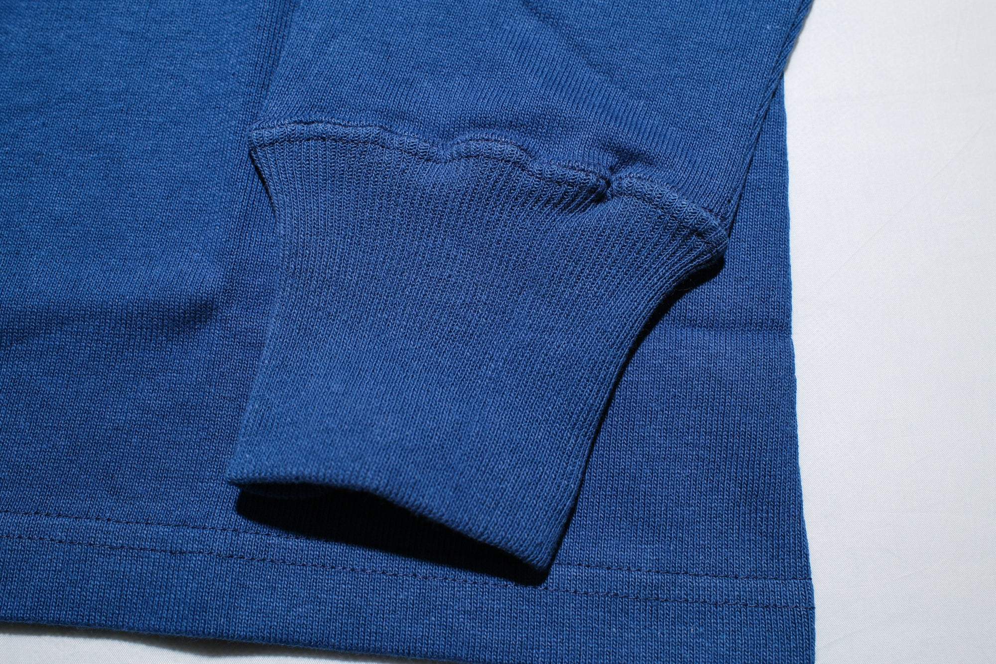 Warehouse Co. 10oz Cotton Knit L/S Plain Sweater (Blue)