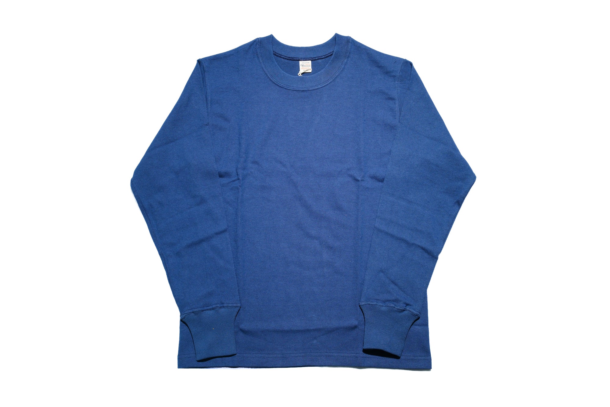 Warehouse Co. 10oz Cotton Knit L/S Plain Sweater (Blue)