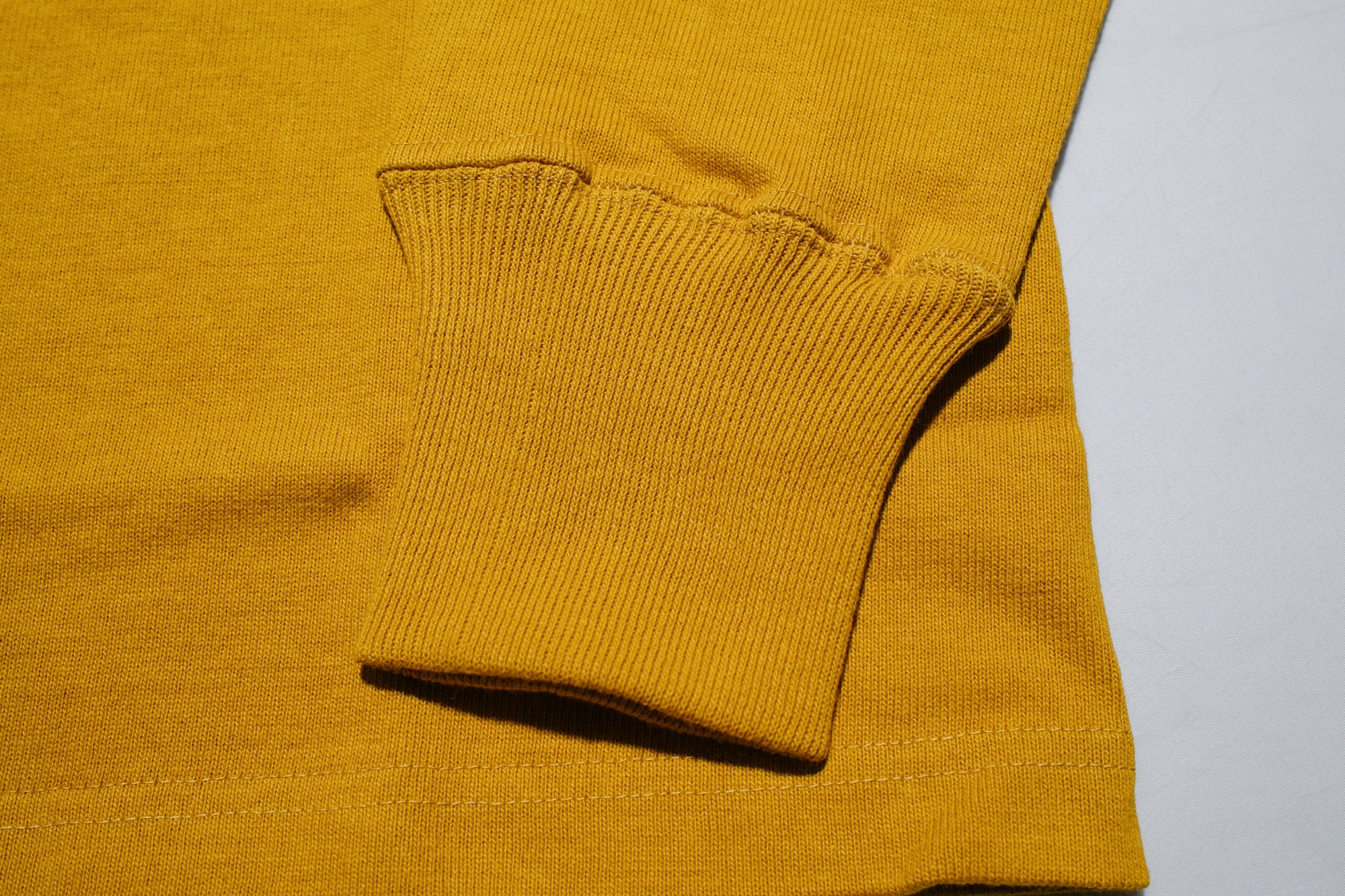 Warehouse Co. 10oz Cotton Knit L/S Plain Sweater (Yellow)