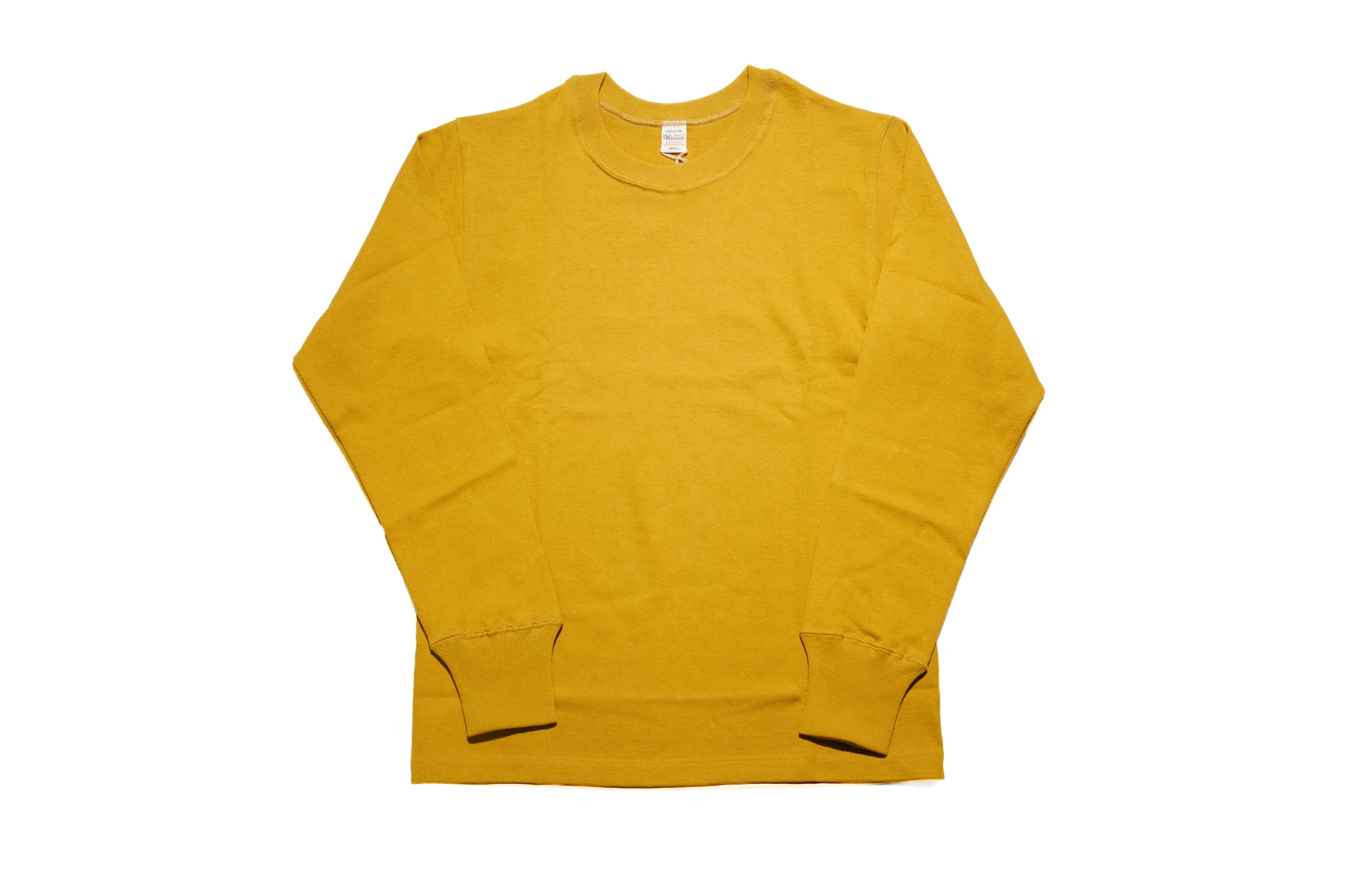 Warehouse Co. 10oz Cotton Knit L/S Plain Sweater (Yellow)