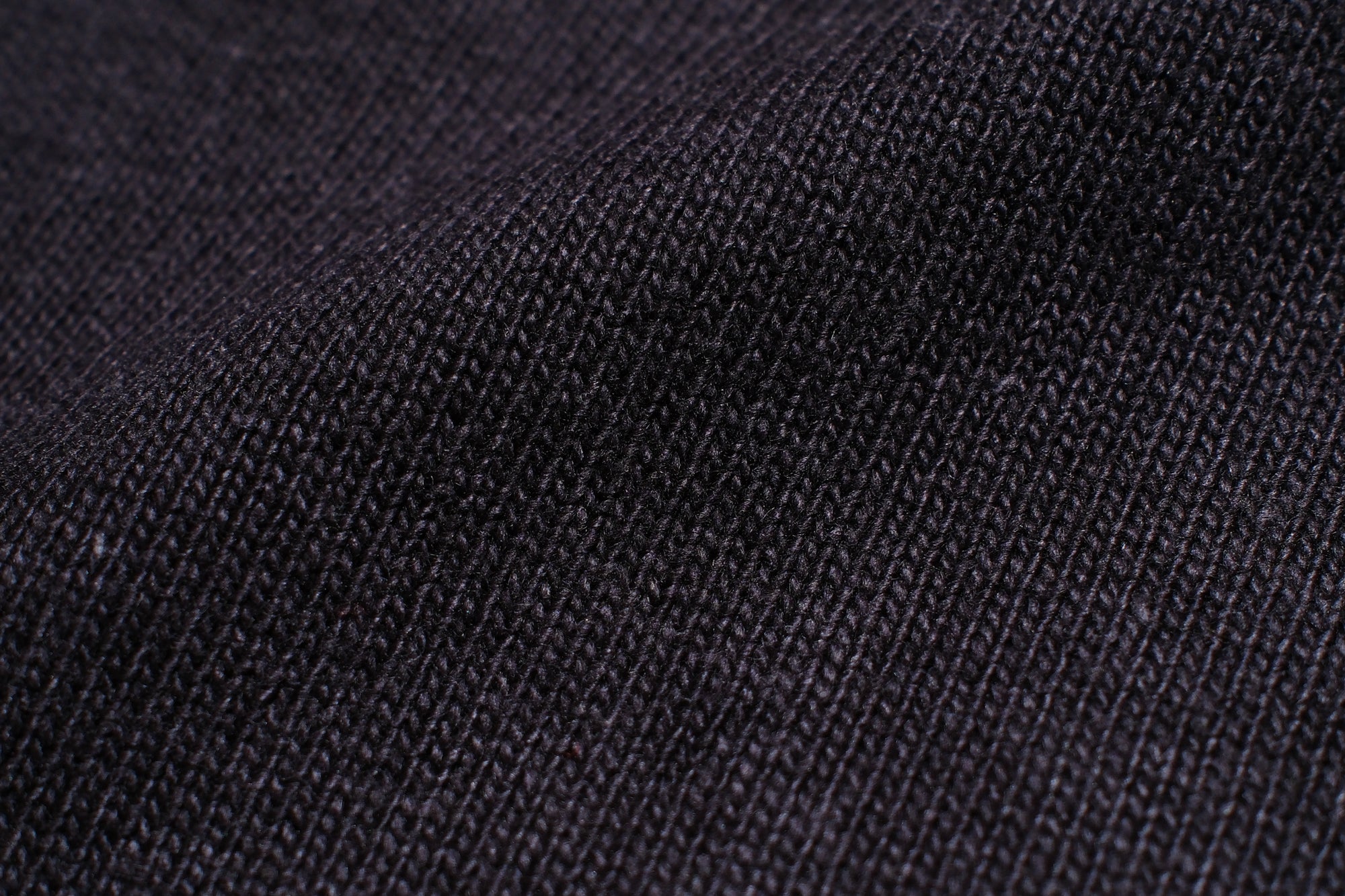 Warehouse Co. 10oz Cotton Knit L/S Plain Sweater (Black)