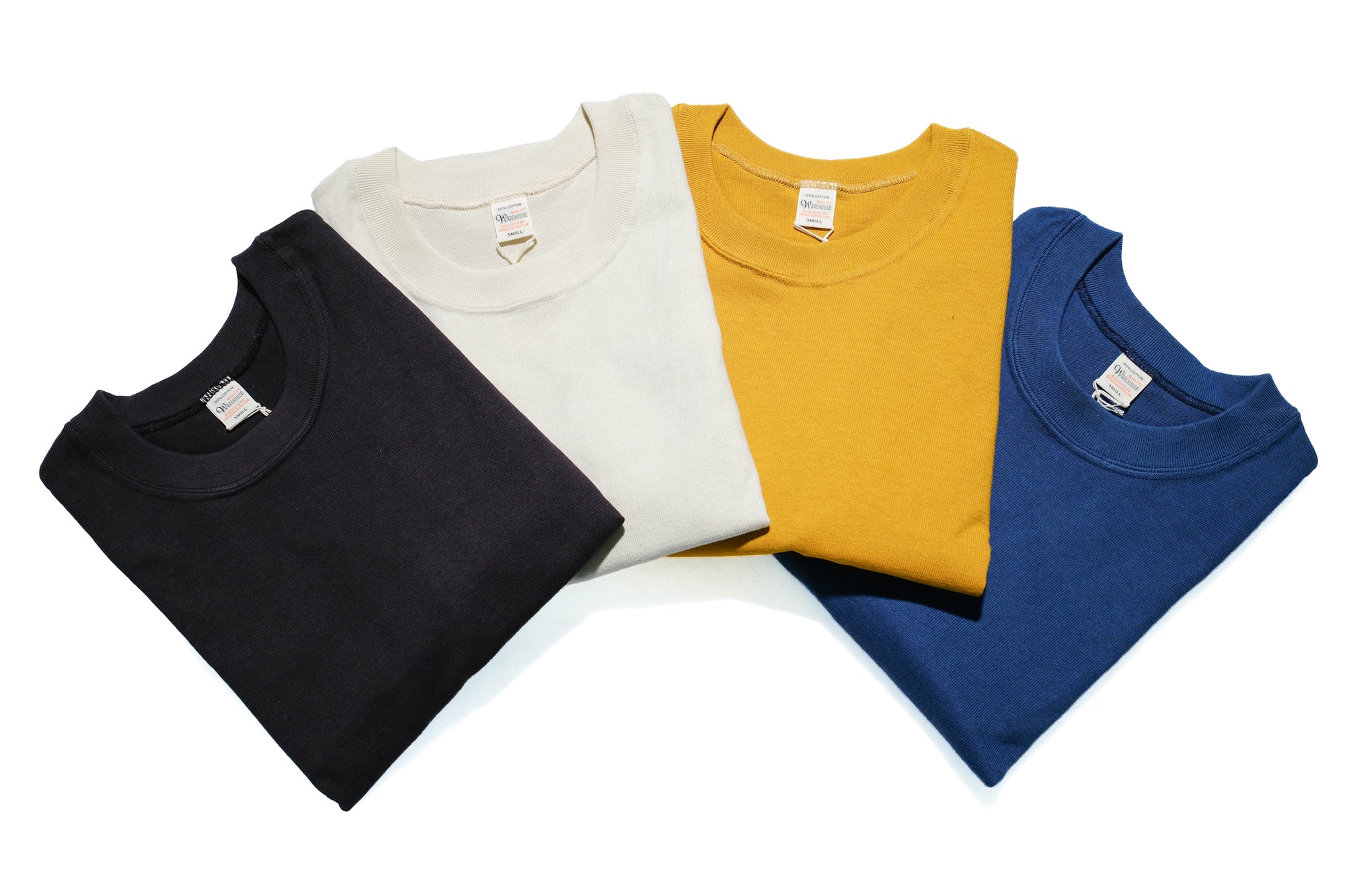 Warehouse Co. 10oz Cotton Knit L/S Plain Sweater (Yellow)