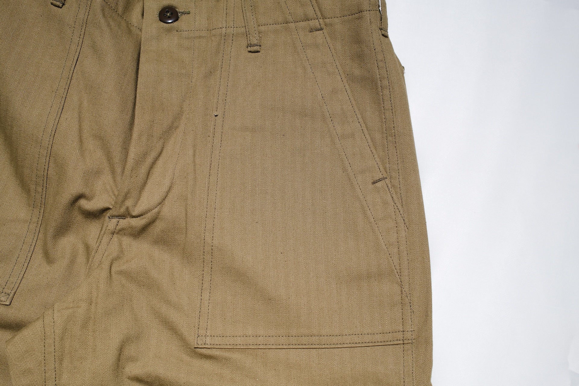 Warehouse Co. 12oz HBT Military Baker Pants (Olive Drab)