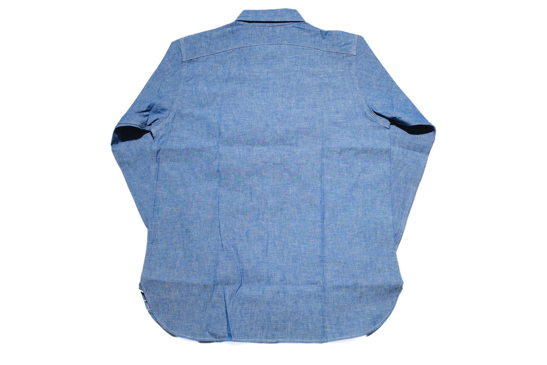 Warehouse Co. 6oz Selvage Chambray "BIG YANK" Work-shirt (Indigo)