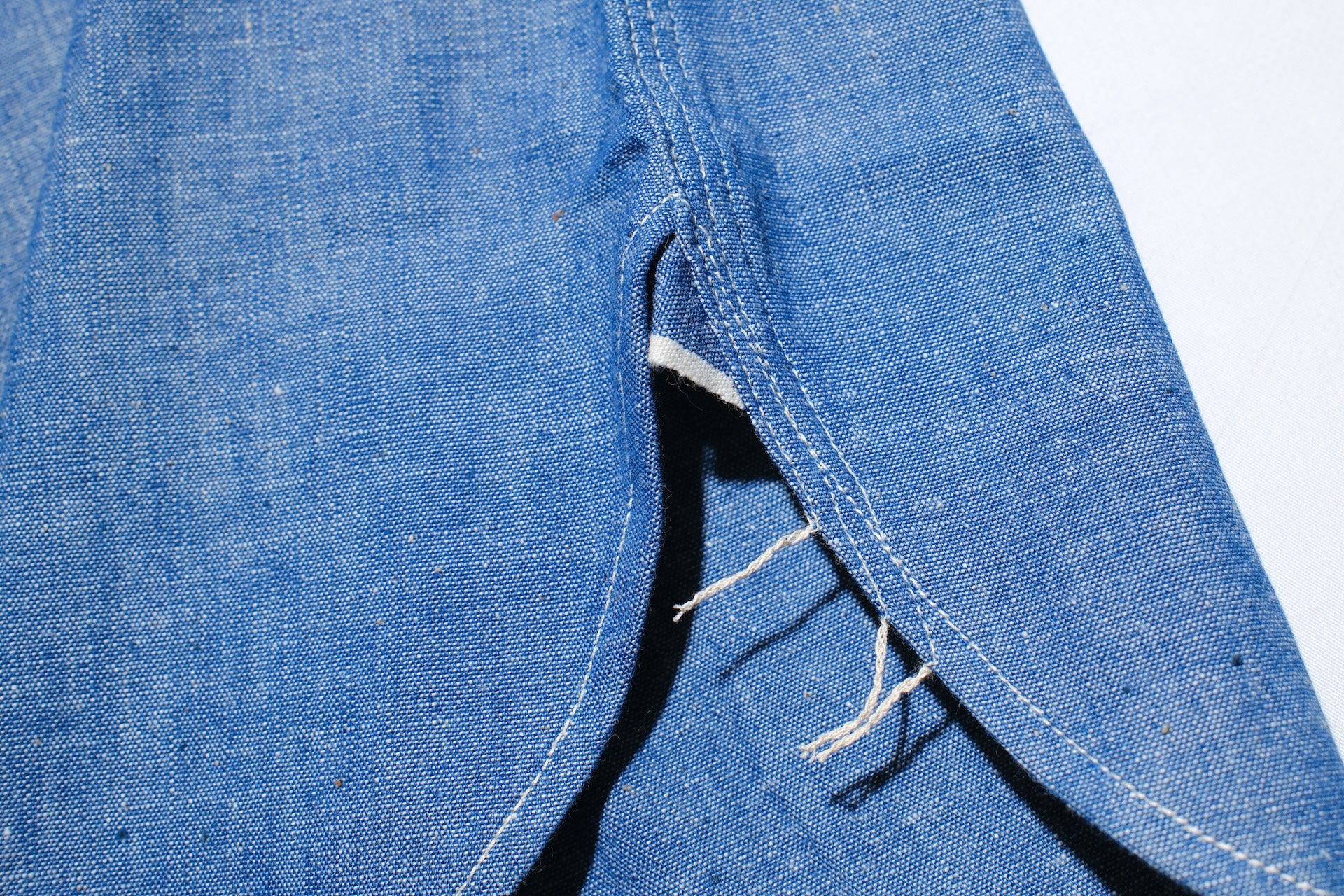 Warehouse Co. 6oz Selvage Chambray "BIG YANK" Work-shirt (Indigo)
