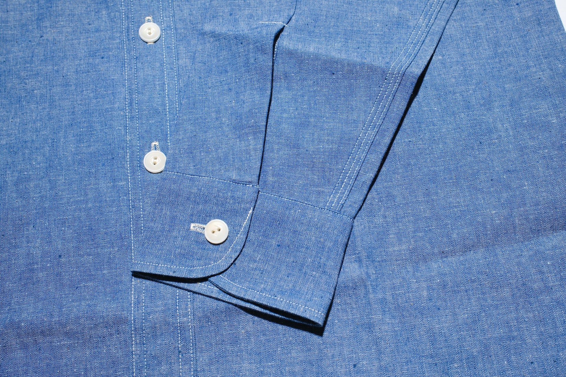 Warehouse Co. 6oz Selvage Chambray "BIG YANK" Work-shirt (Indigo)